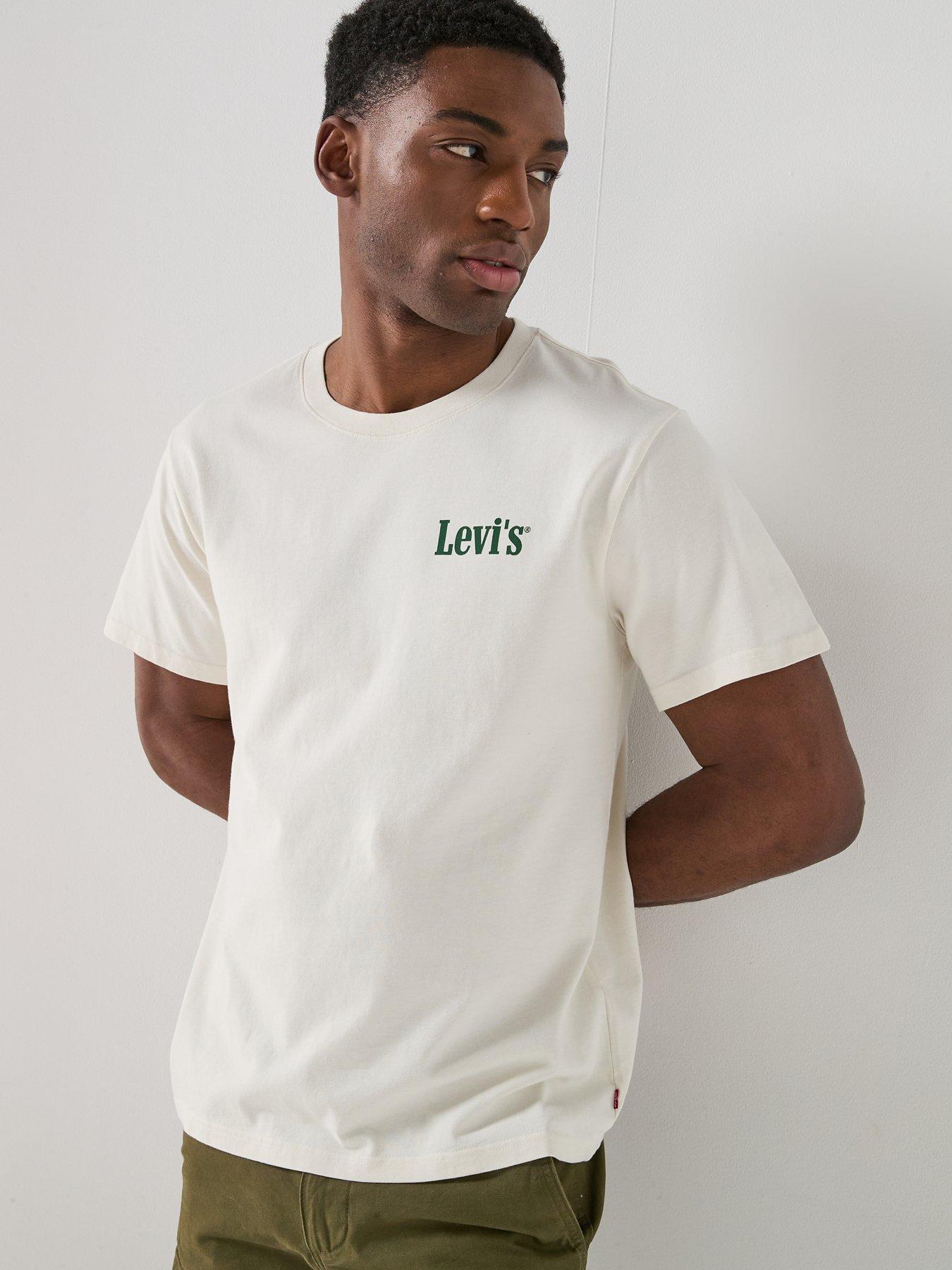 Image 4 of 6 of Levi's Levi's Fresh Egret Back Graphic Relaxed Fit T-shirt