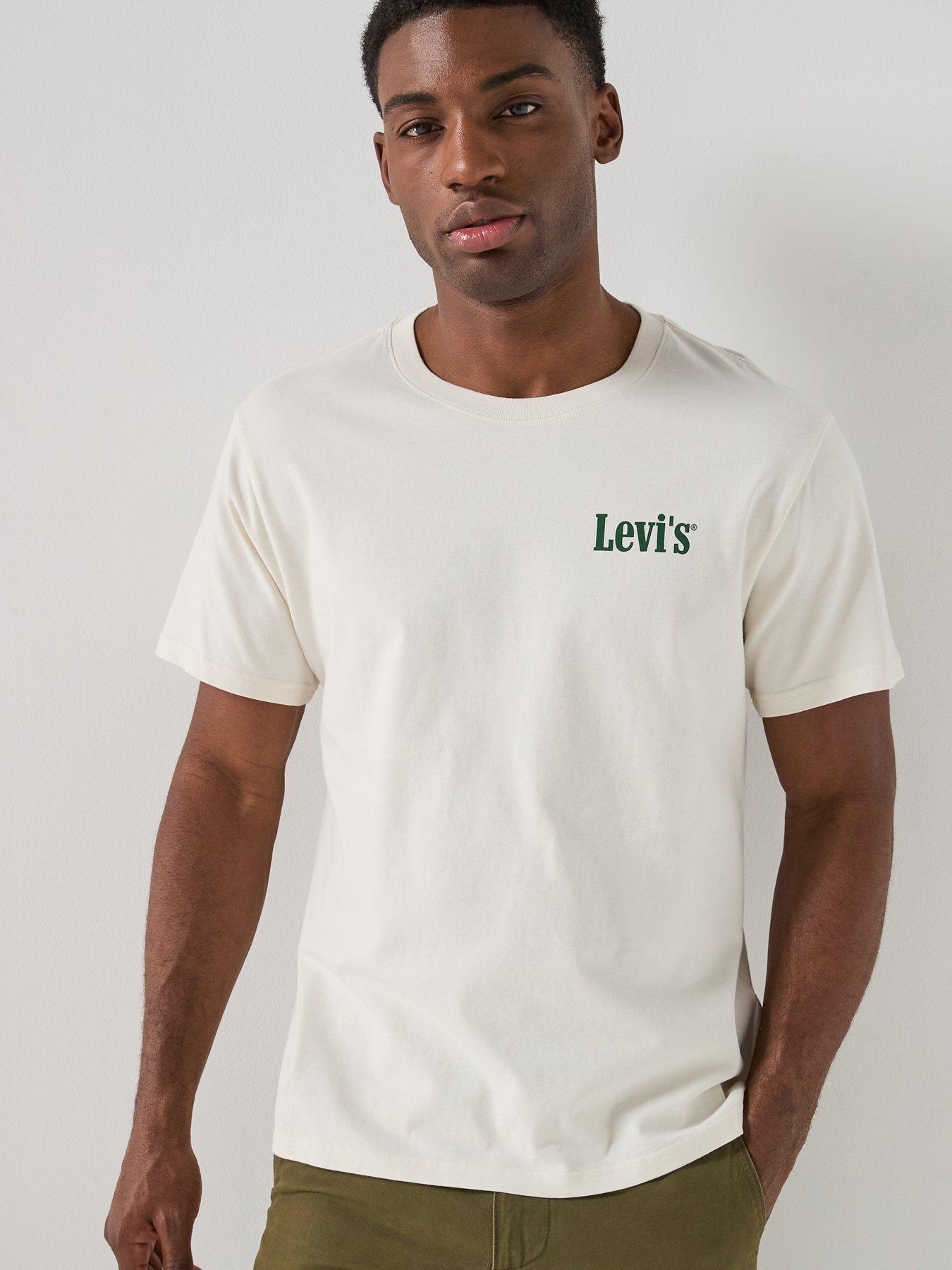 Image 6 of 6 of Levi's Levi's Fresh Egret Back Graphic Relaxed Fit T-shirt
