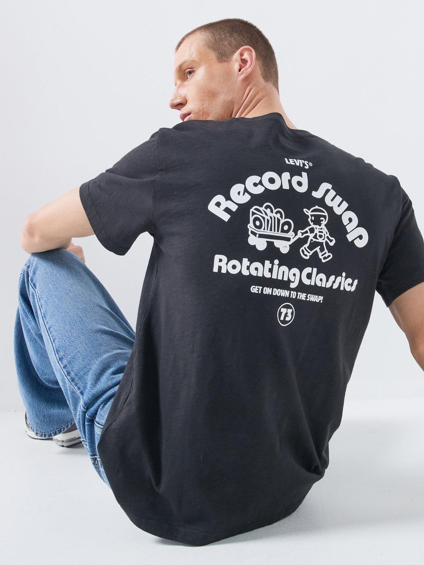 Levi's Record Swap Back Graphic Relaxed Fit T-Shirt - Black