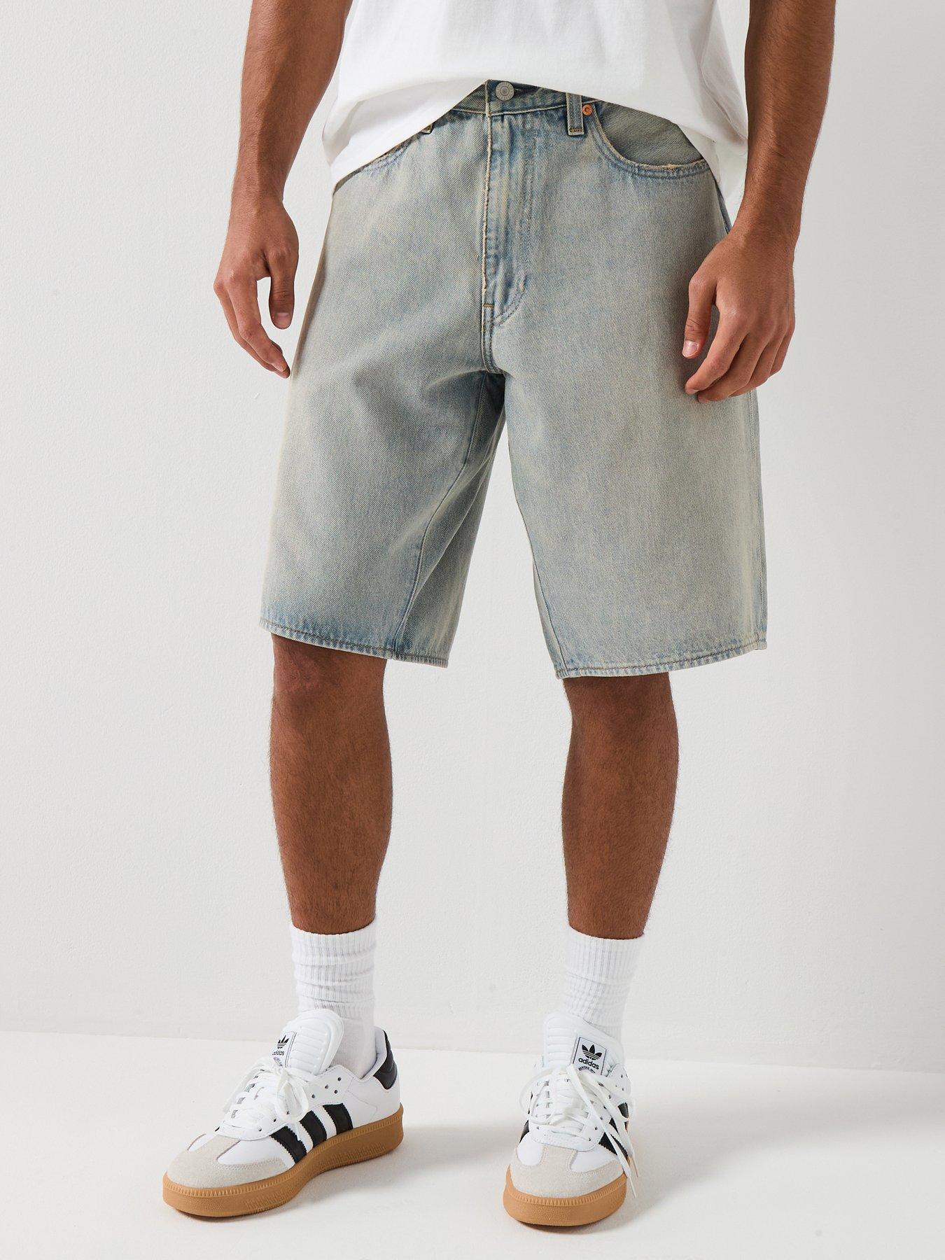 Levi's 478 Baggy Fit Denim Shorts - Alternative Rock Shorts Light Blue