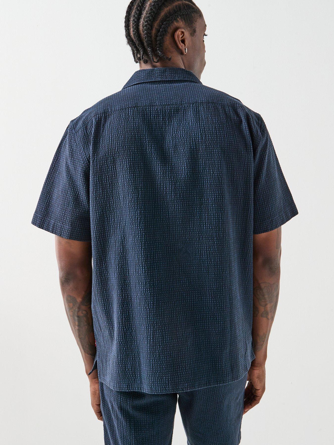 Image 2 of 5 of Levi's Sunset Short Sleeve Shirt - Navy