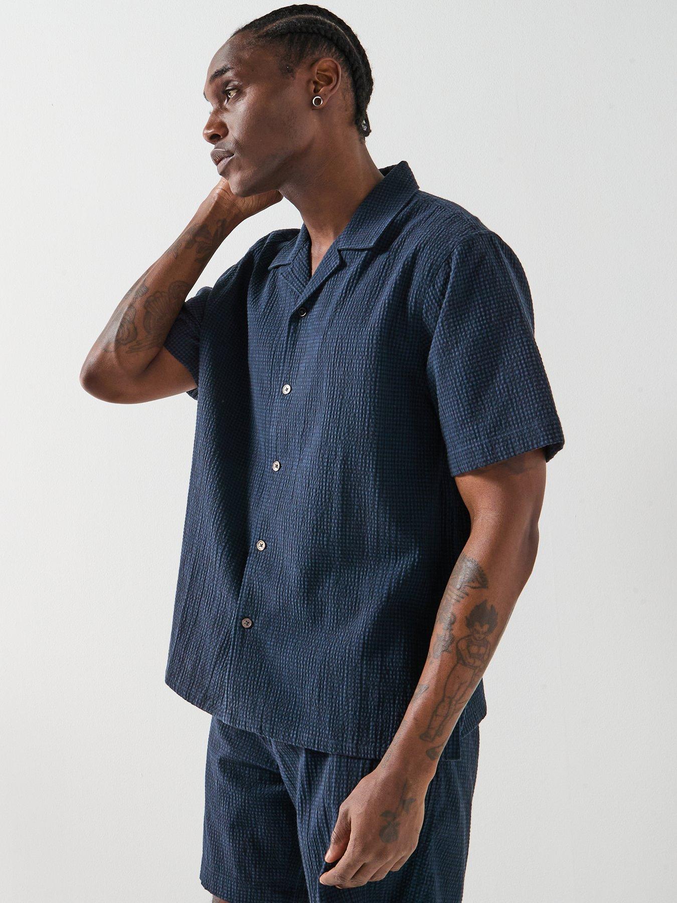 Image 5 of 5 of Levi's Sunset Short Sleeve Shirt - Navy