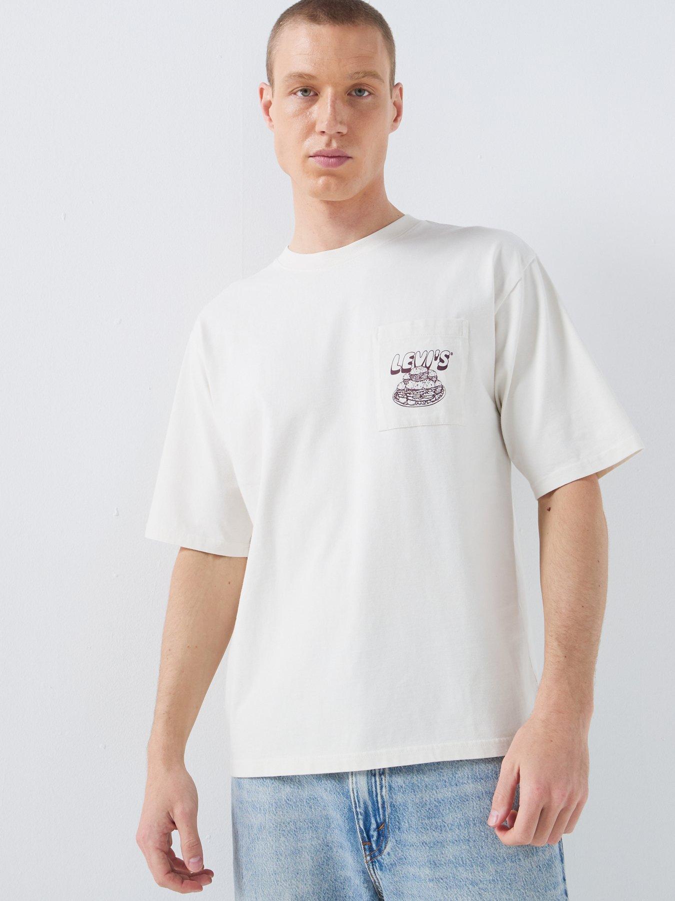 Image 6 of 6 of Levi's Flavour Back Grpahic T-Shirt - White