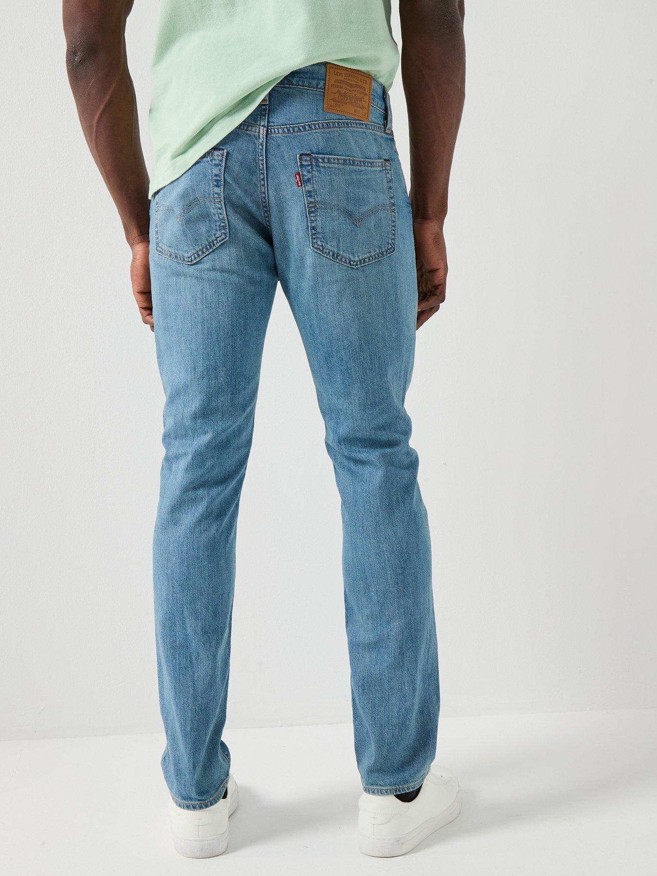 Image 2 of 5 of Levi's 511 Slim Fit Jeans - Find A Way Lightweight Light Blue