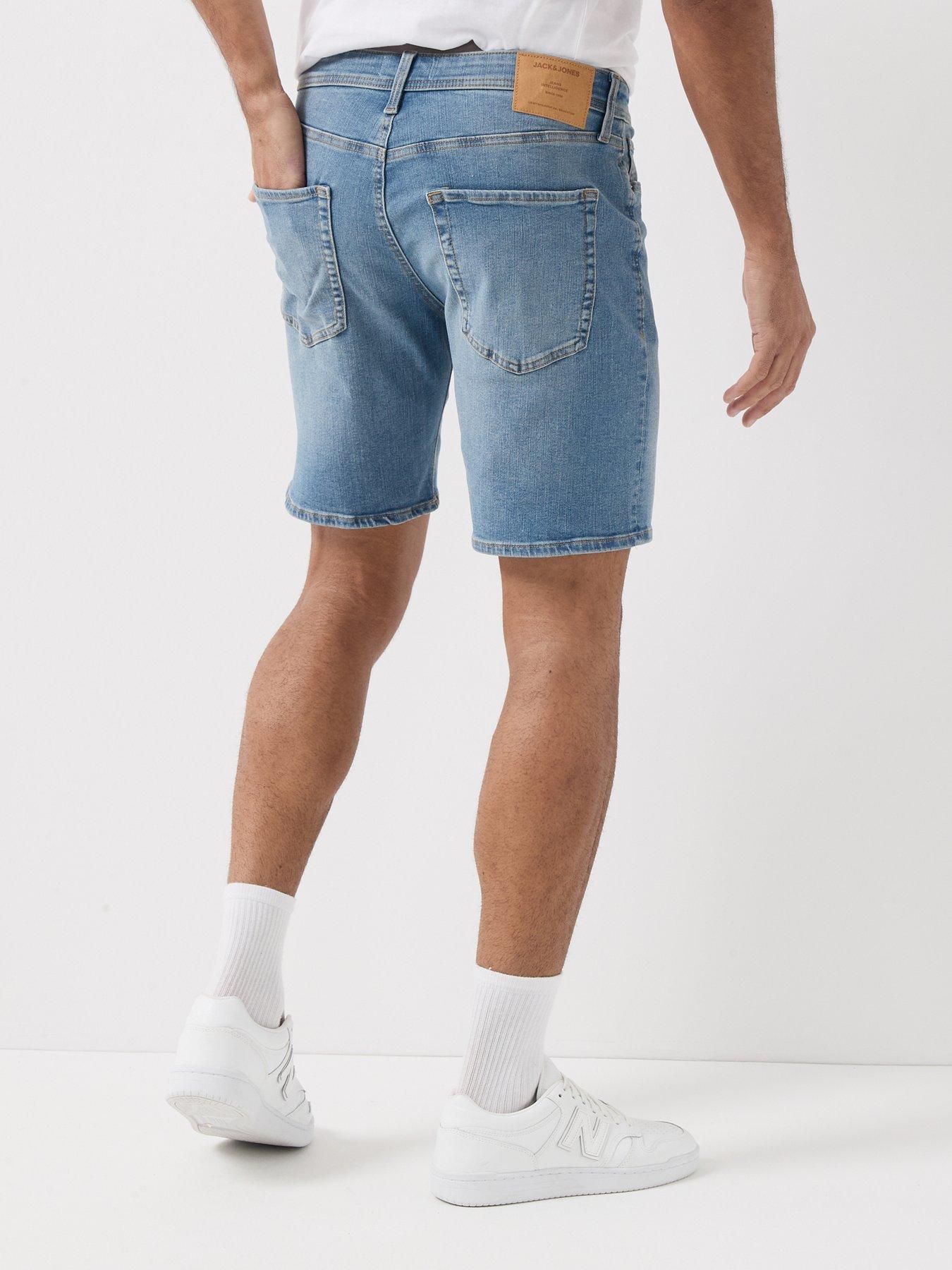 Image 2 of 5 of Jack & Jones Rick Original Denim Shorts - Light Blue
