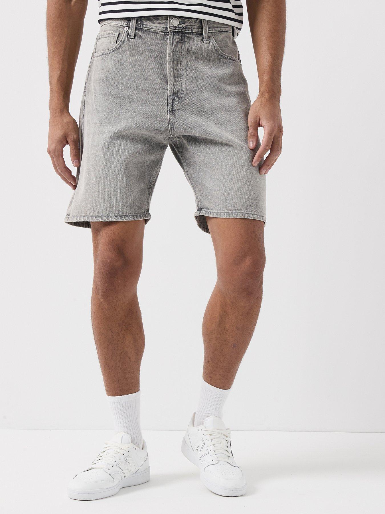 Jack & Jones Tony Original Denim Shorts - Grey