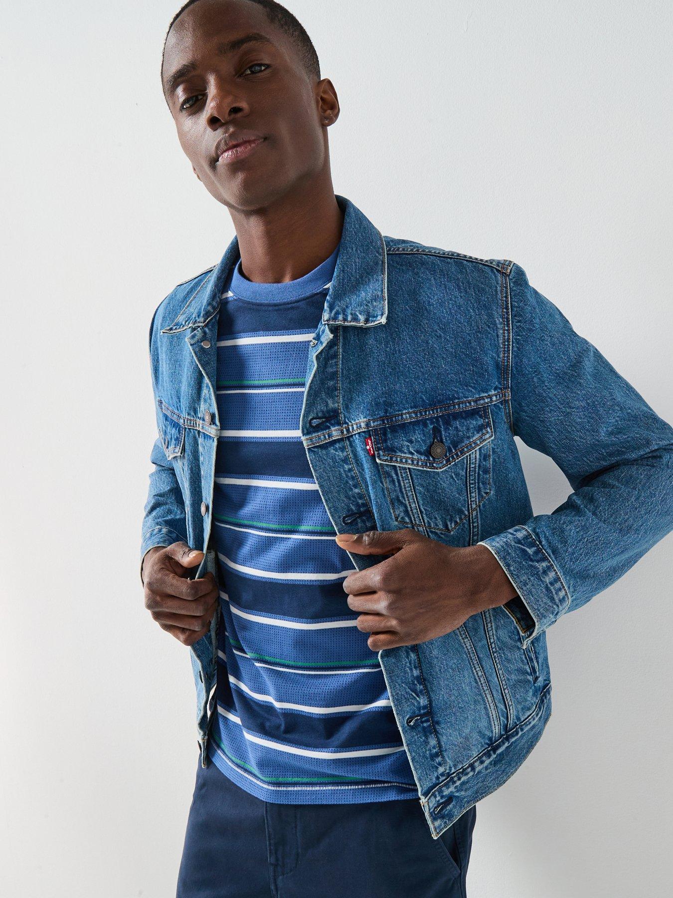  image of levis-denim-trucker-jacket-blue