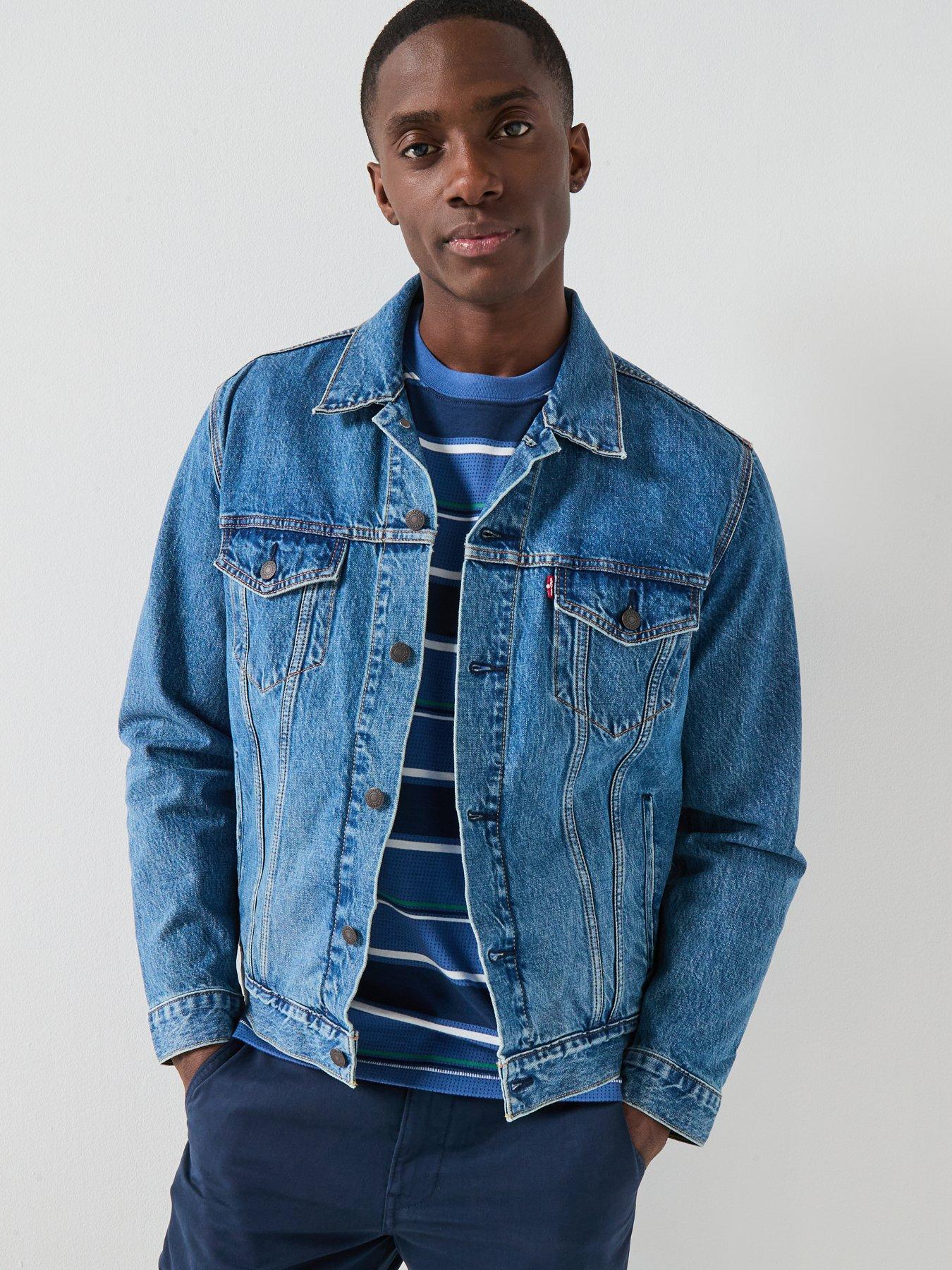  image of levis-denim-trucker-jacket-blue