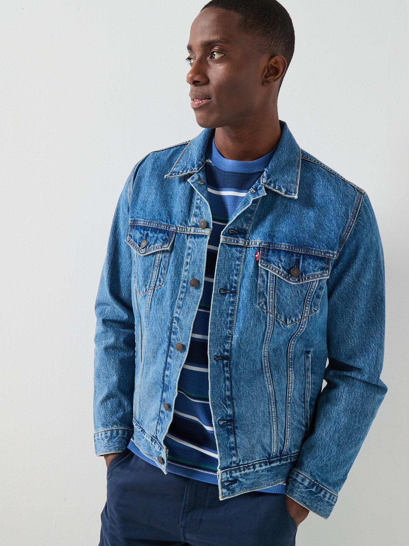  image of levis-denim-trucker-jacket-blue