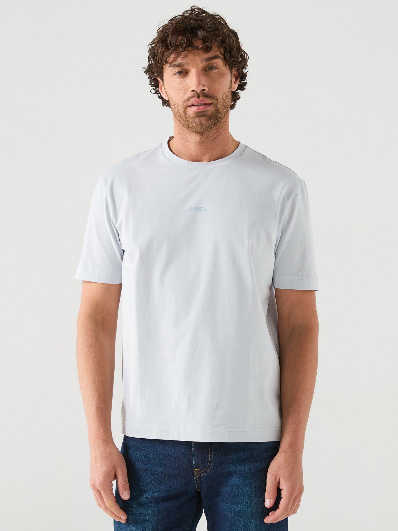 BOSS Tchup Logo T-Shirt - Grey