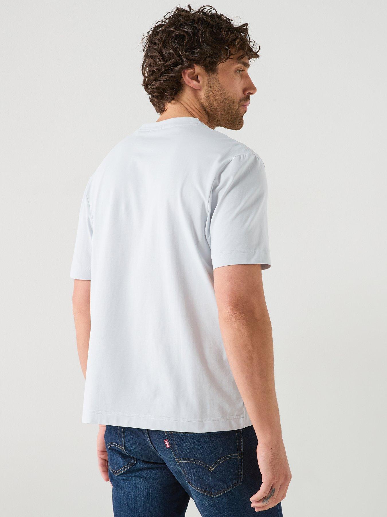 stillFront image of boss-tchup-t-shirt--grey