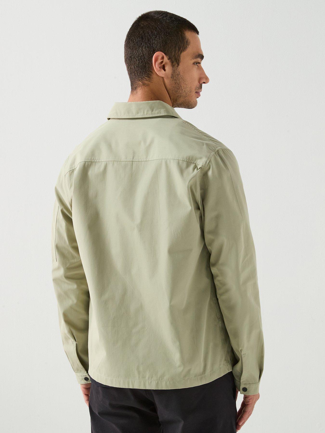  image of hugo-emmond-overshirt--green