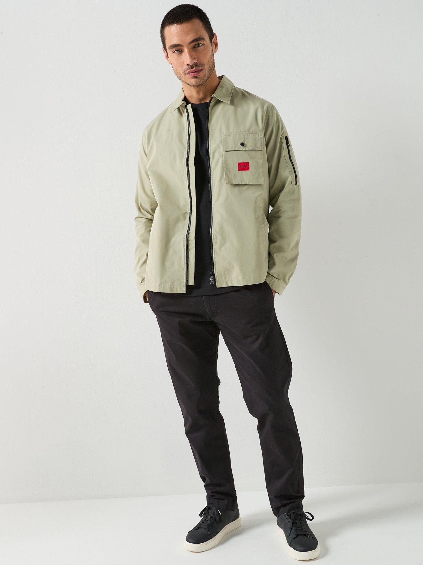  image of hugo-emmond-overshirt--green