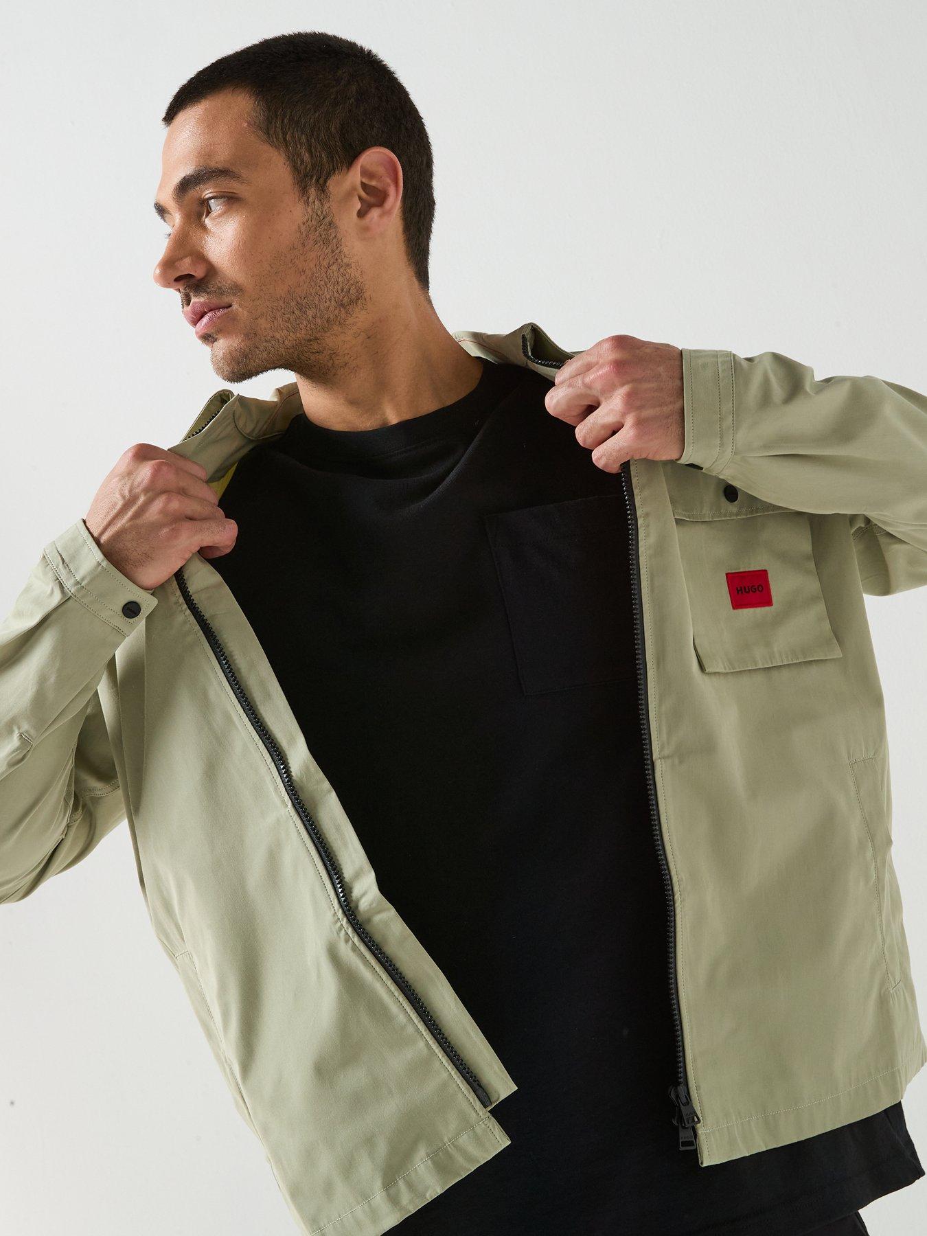  image of hugo-emmond-overshirt--green