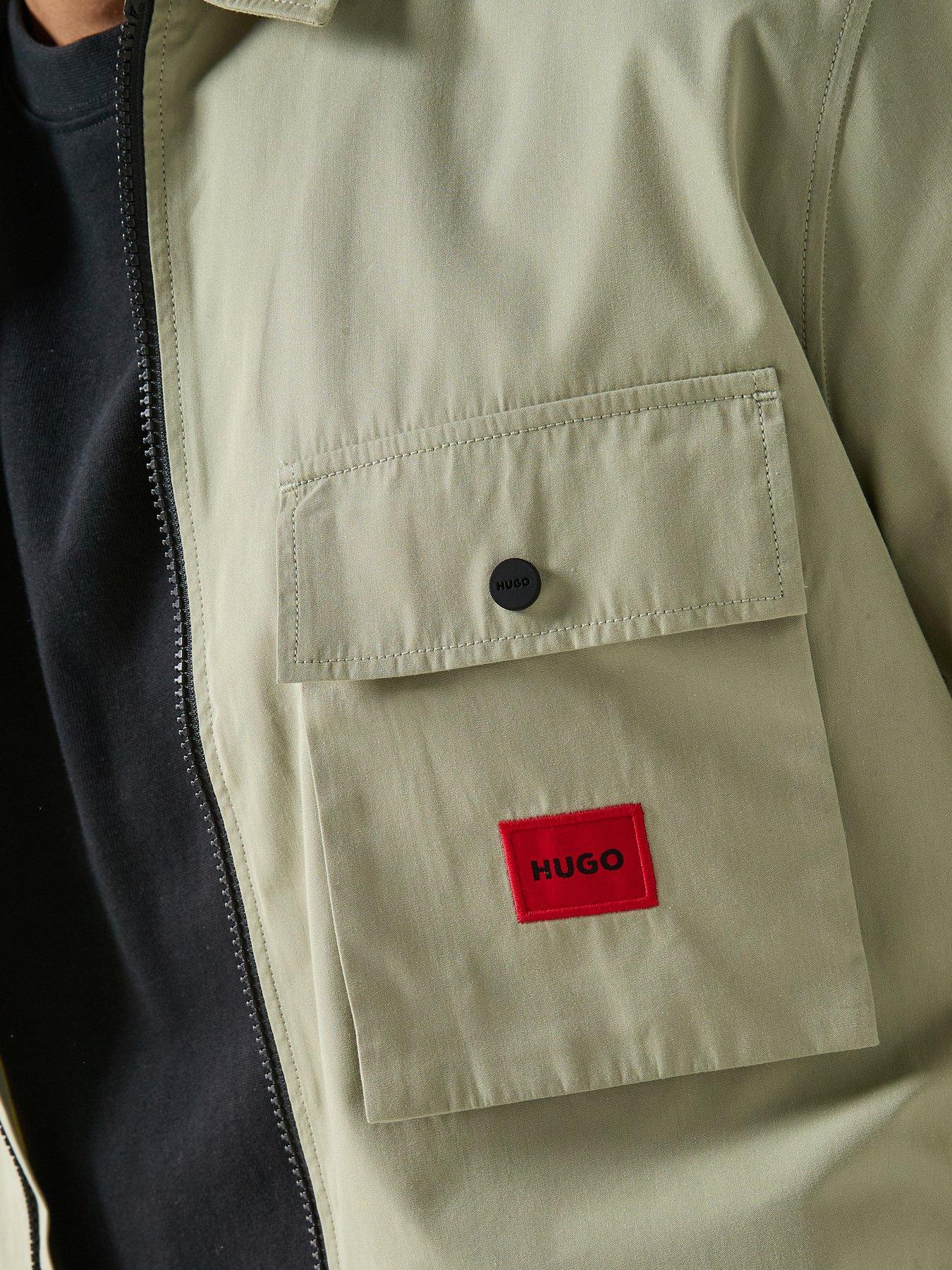  image of hugo-emmond-overshirt--green