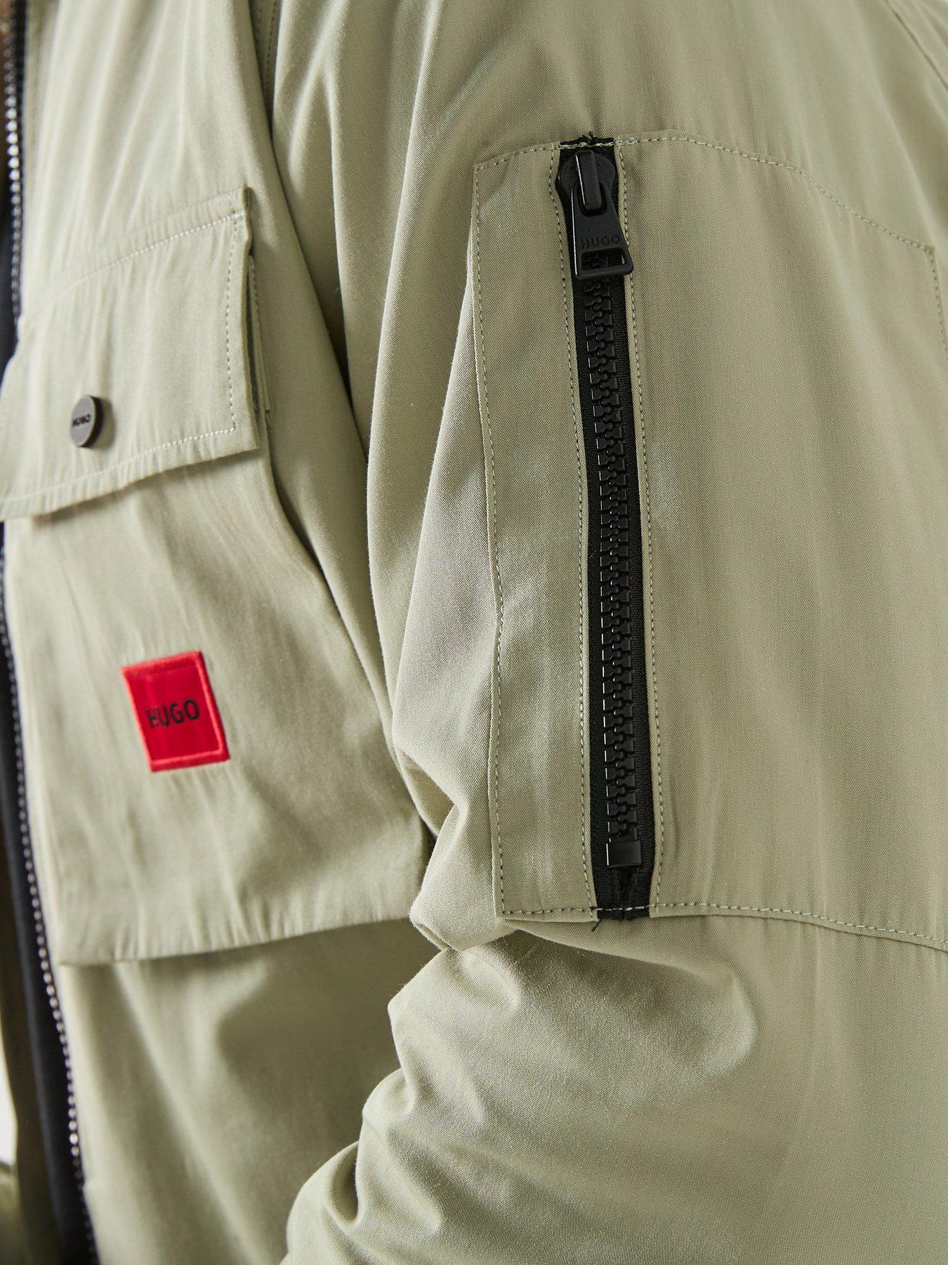  image of hugo-emmond-overshirt--green