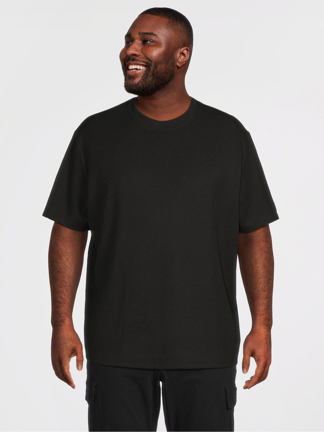  image of jack-jones-plus-austin-t-shirt-black