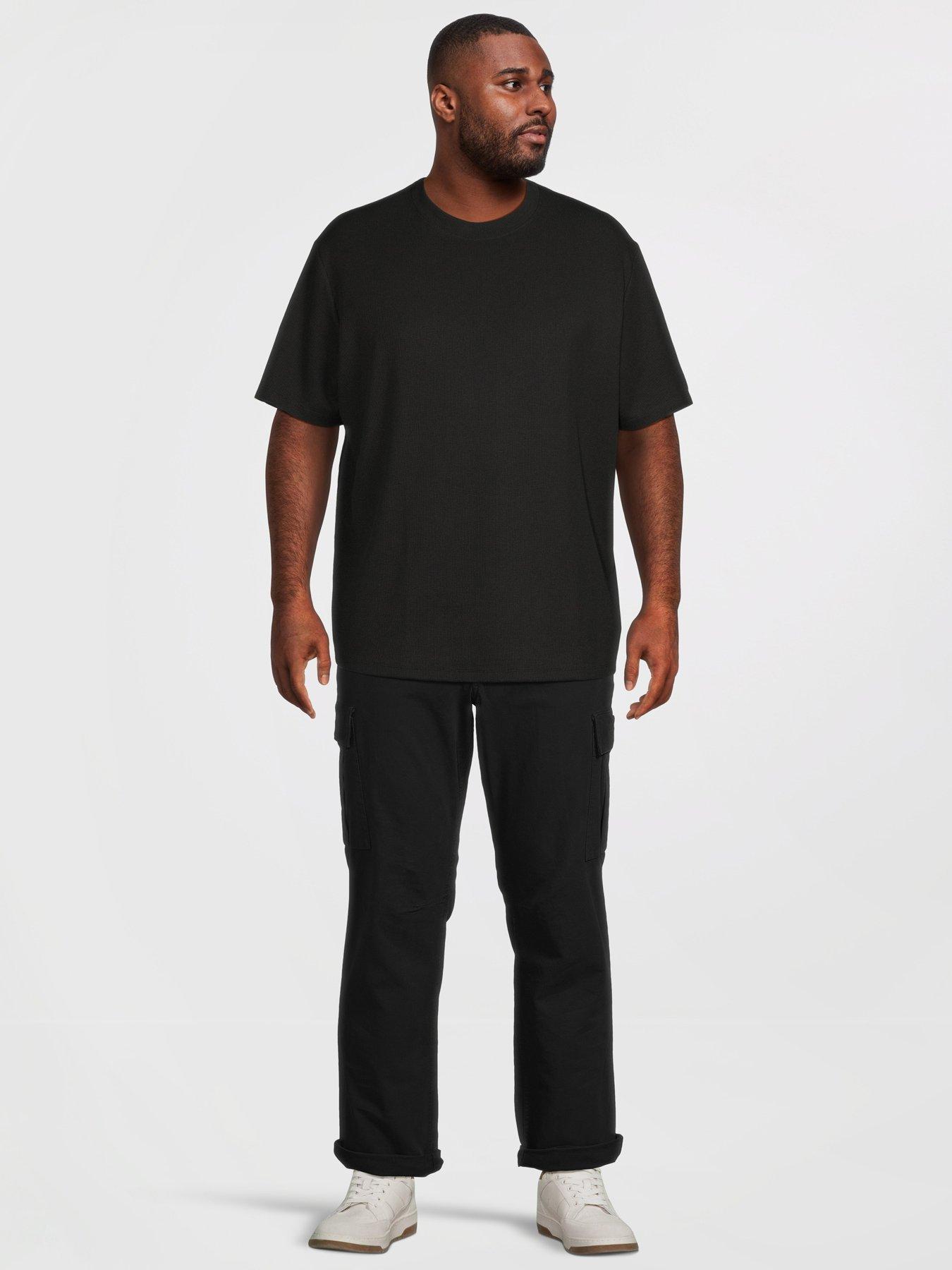  image of jack-jones-plus-austin-t-shirt-black