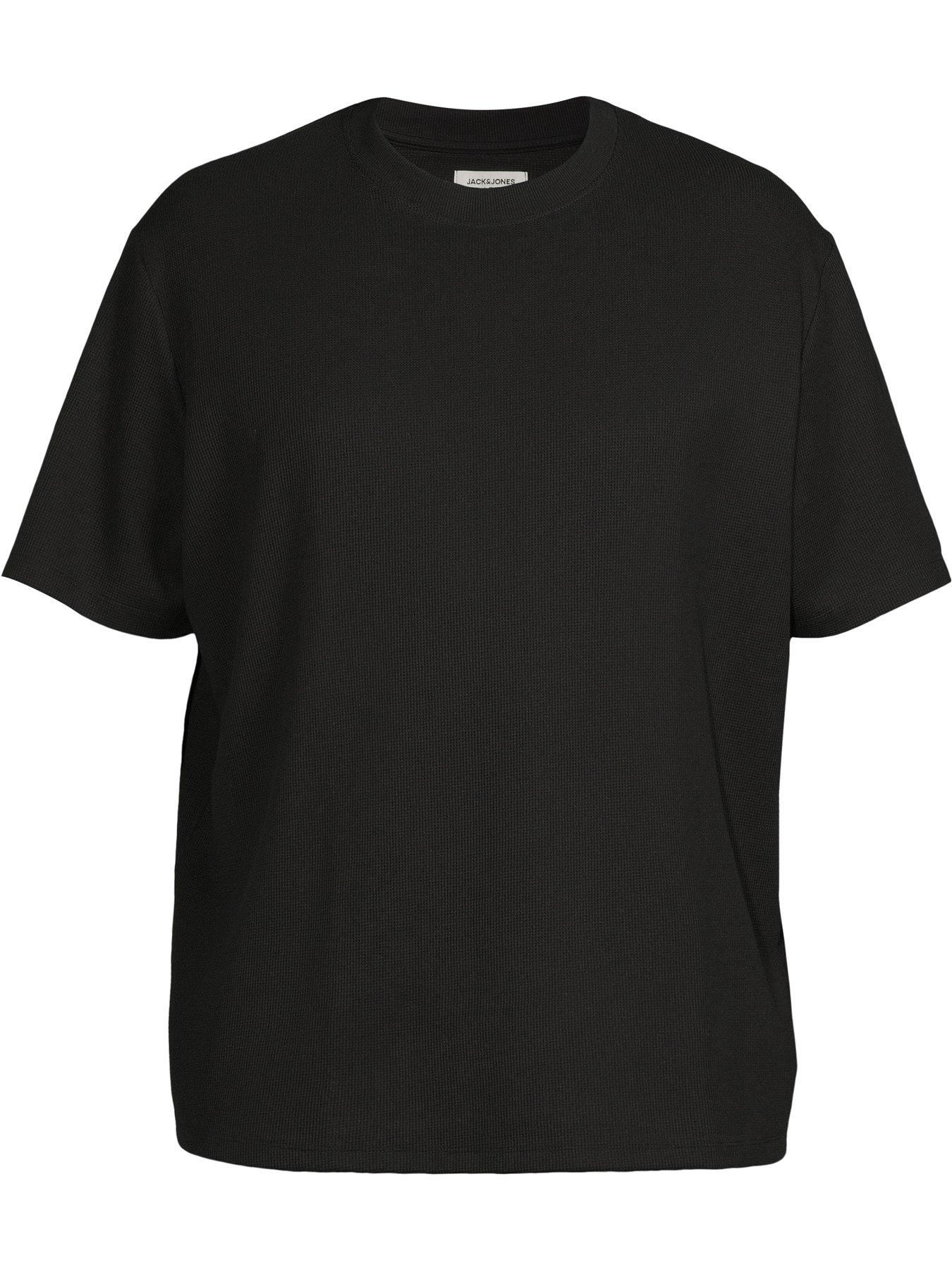  image of jack-jones-plus-austin-t-shirt-black