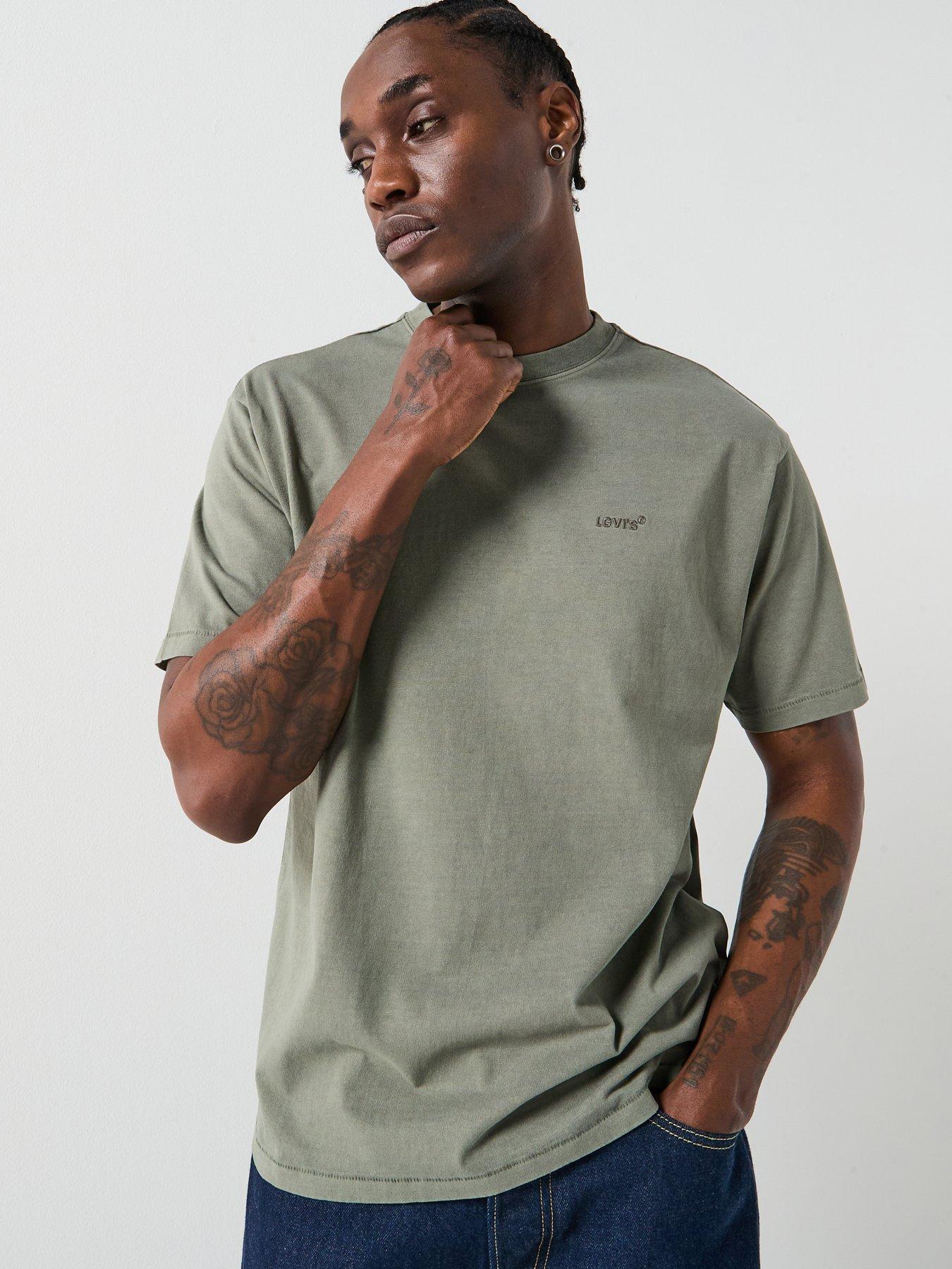 levis-tonal-logo-red-tab-vintage-t-shirt-green