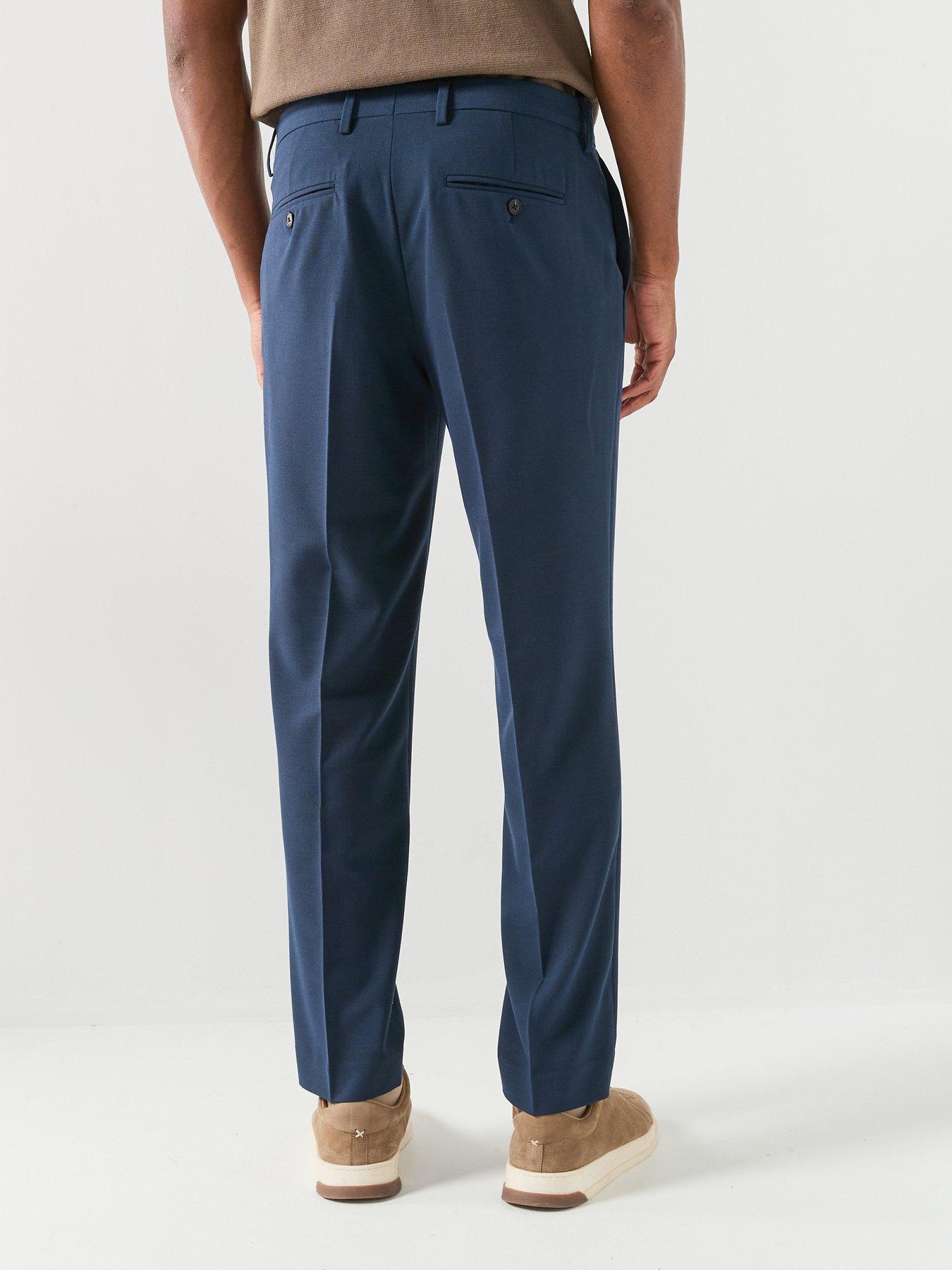 Image 2 of 6 of Jack & Jones Premium Martin Suit Trousers - Navy