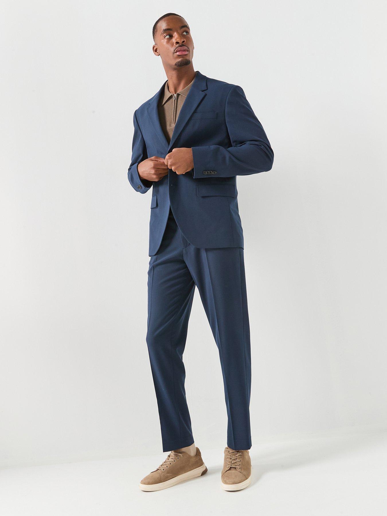 Image 3 of 6 of Jack & Jones Premium Martin Suit Trousers - Navy