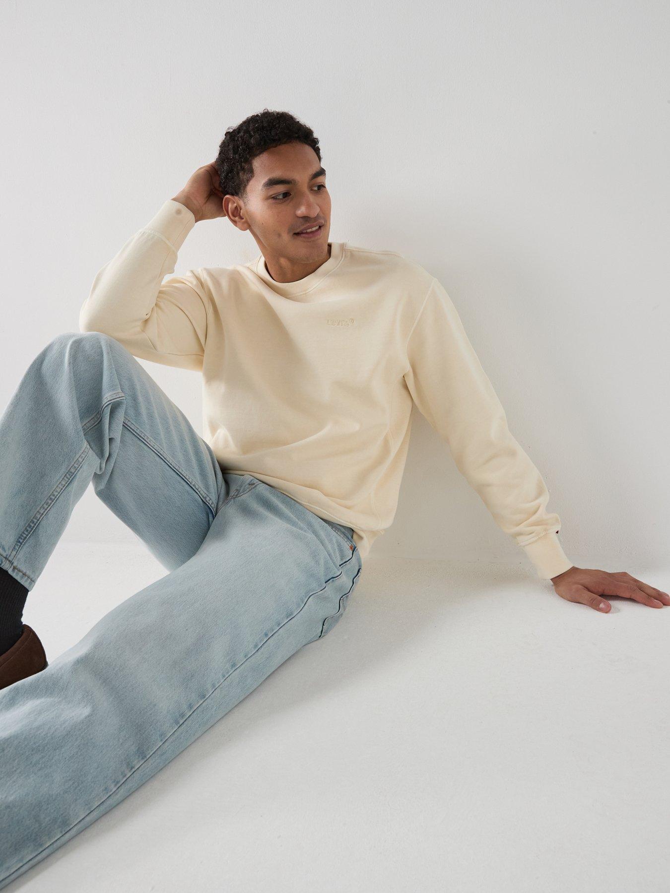  image of levis-authentic-relaxed-fit-crew-sweat-top