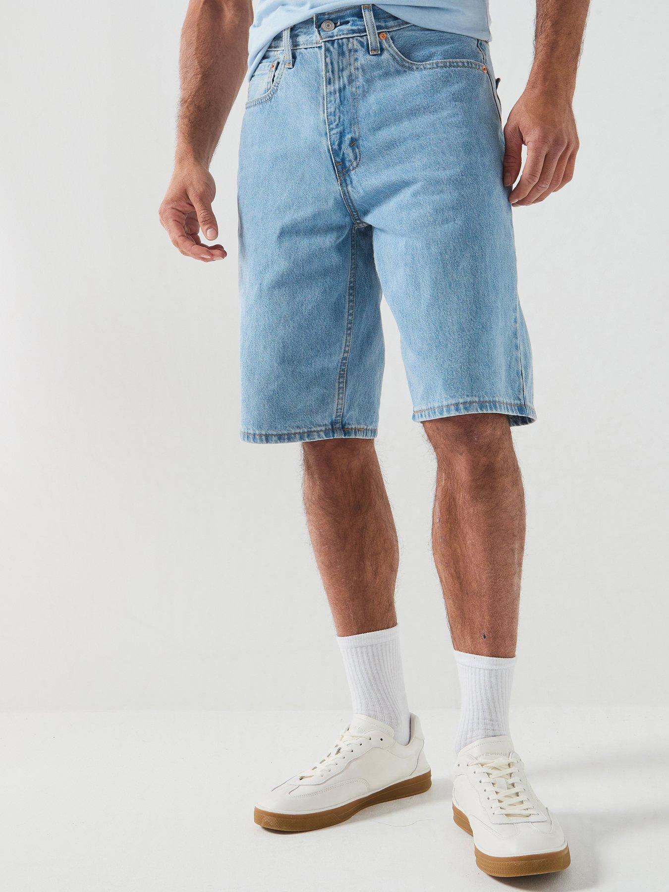 Levi's Levi's 469 Long Loose Fit Denim Shorts - Light Run Short