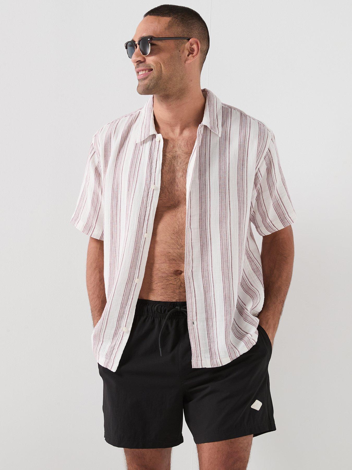 Image 5 of 5 of Jack & Jones Maui Tropic Solid Swim Shorts - Black