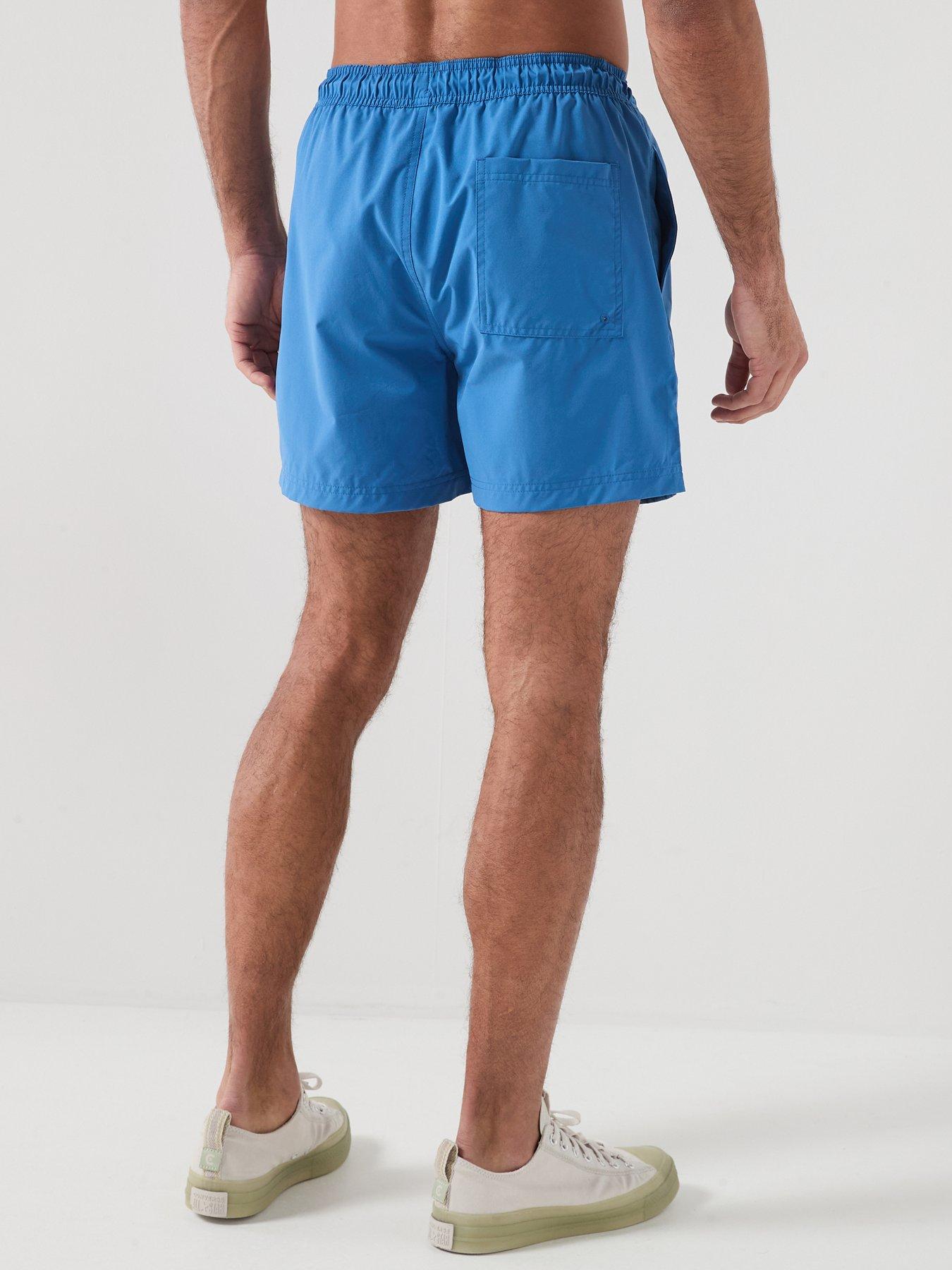 Image 2 of 5 of Jack & Jones Maui Tropic Solid Swim Shorts - Blue