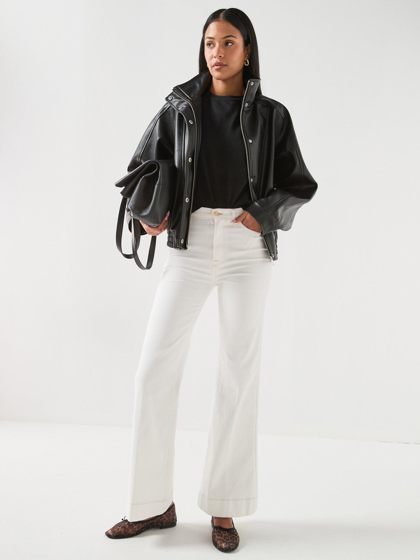 7 FOR ALL MANKIND Luxe Vintage Modern Dojo Tailorless - White