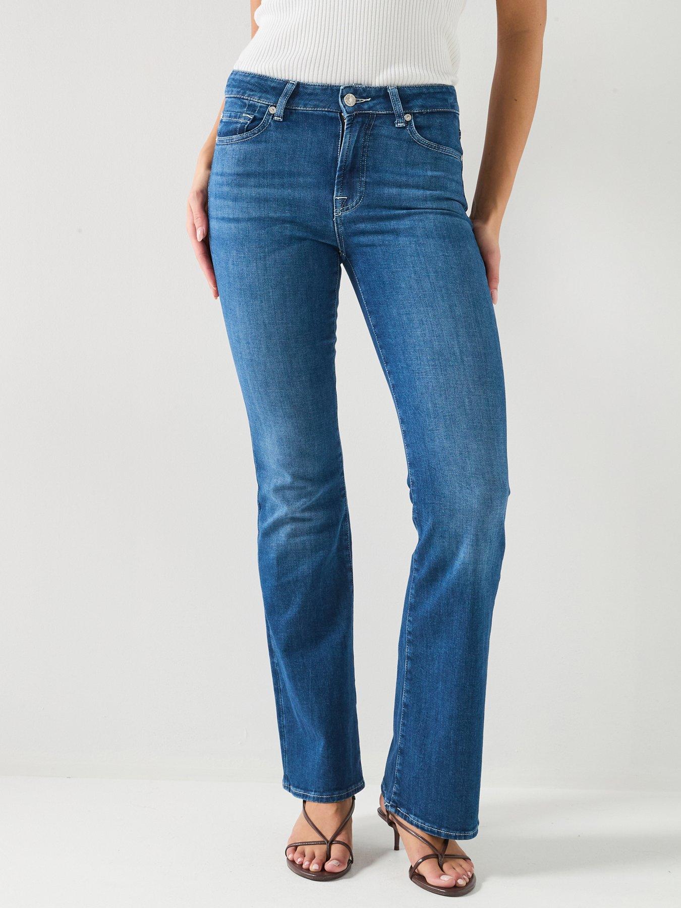 7 FOR ALL MANKIND The Leggy Bootcut Jeans - Blue