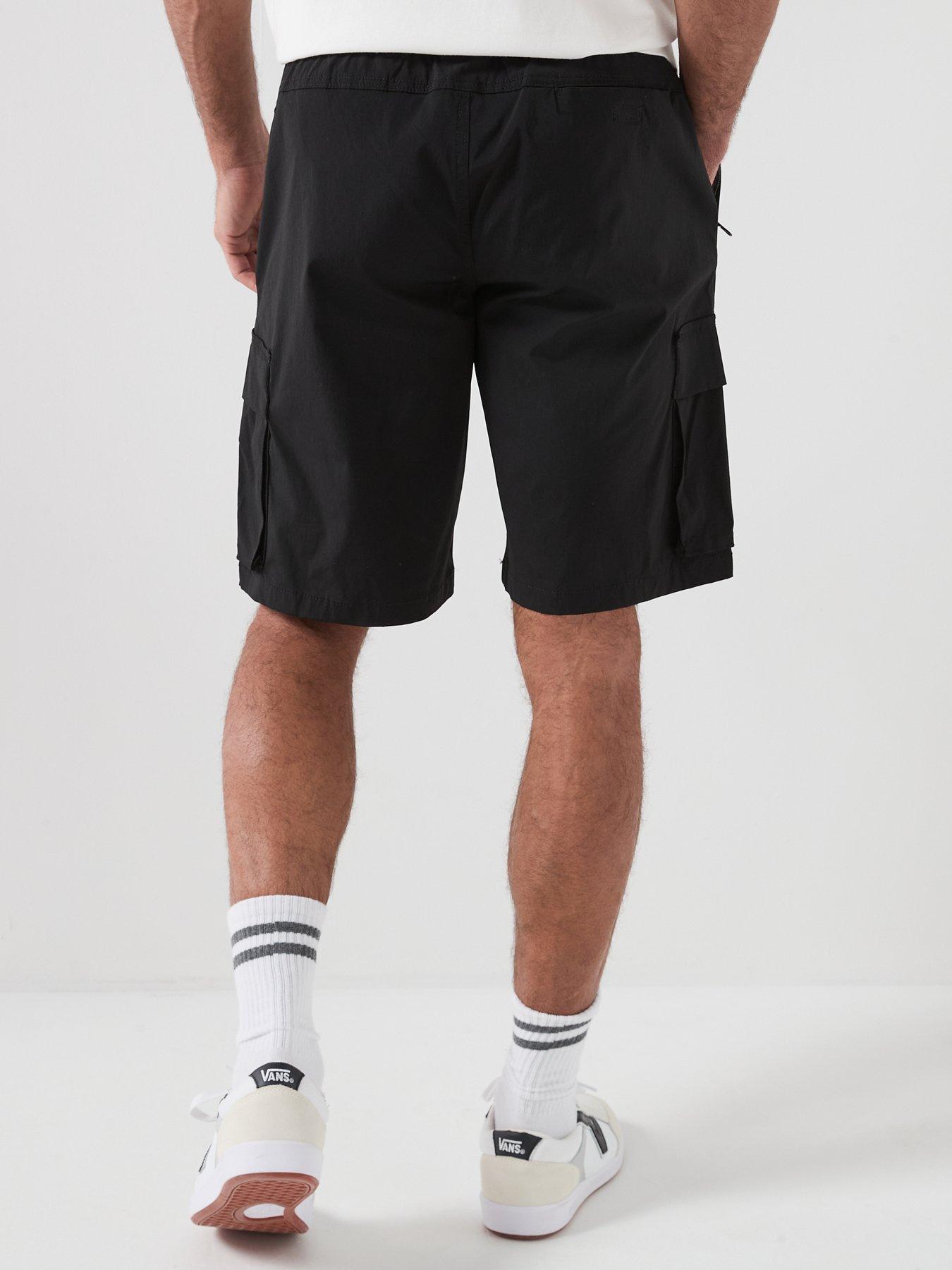 Image 2 of 5 of Jack & Jones Cole Axis Tech Cargo Shorts - Black