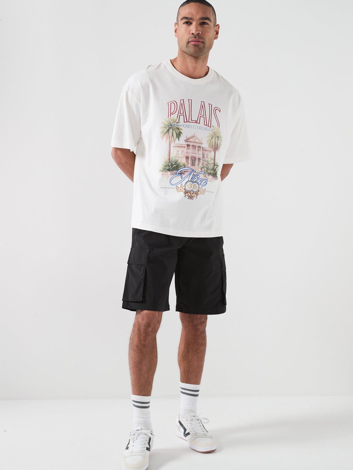 Image 3 of 5 of Jack & Jones Cole Axis Tech Cargo Shorts - Black