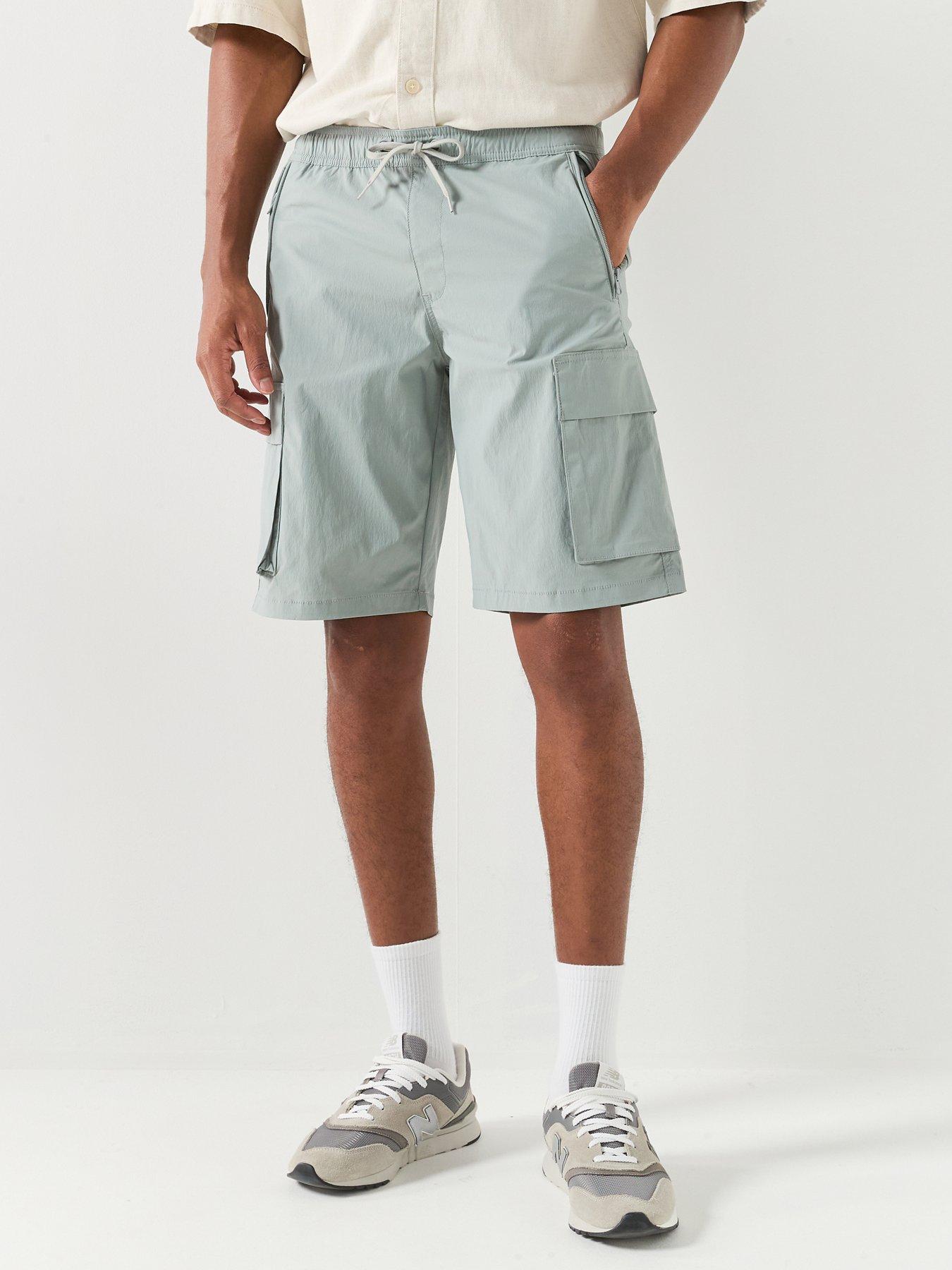 Image 1 of 6 of Jack & Jones Cole Axis Tech Cargo Shorts - Grey