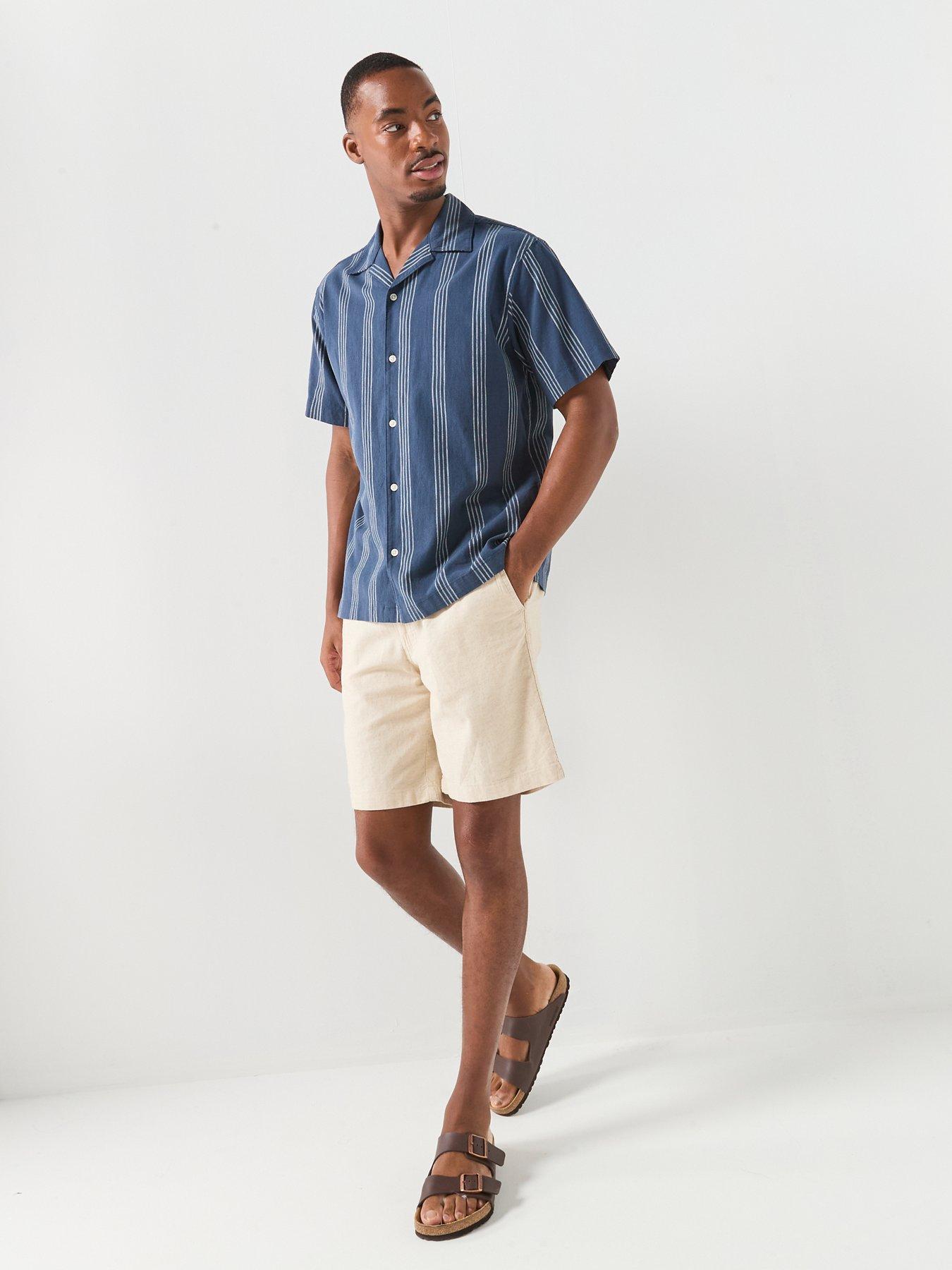 Image 3 of 5 of Jack & Jones Jaiden Hybrid Bondi Jogger Shorts - Cream