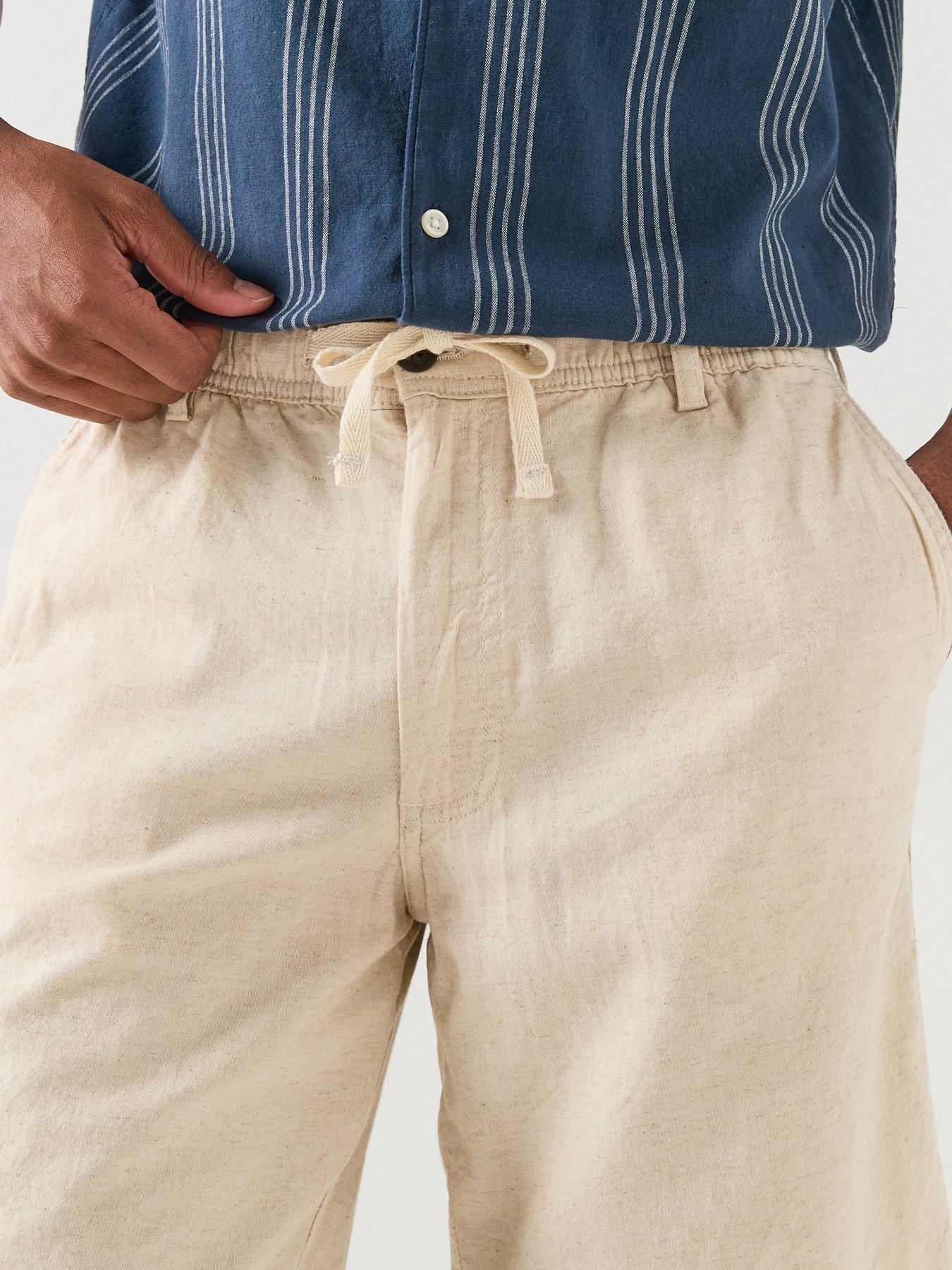 Image 5 of 5 of Jack & Jones Jaiden Hybrid Bondi Jogger Shorts - Cream