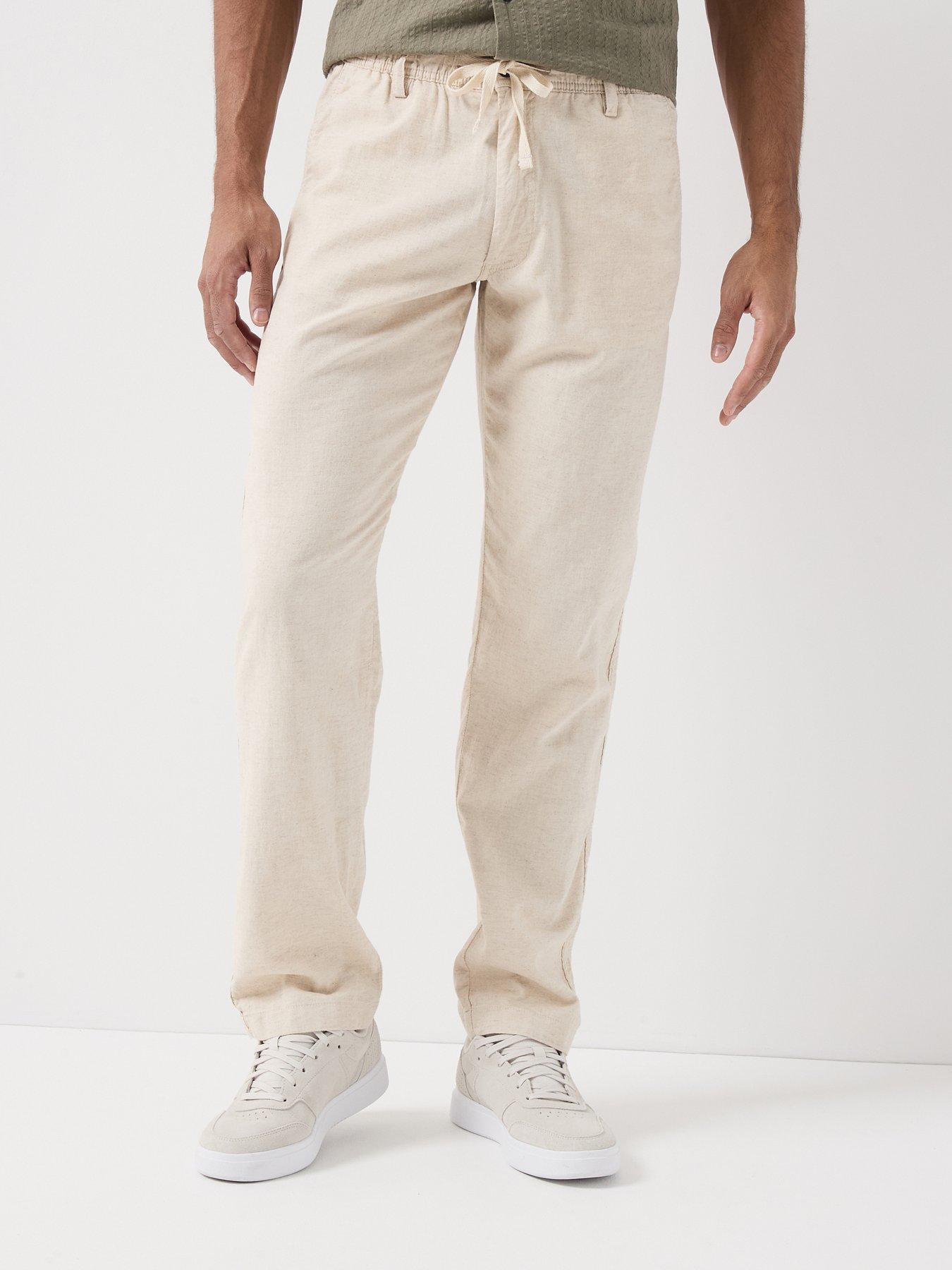 Jack & Jones Kane Hybrid Bondi Trousers - Cream