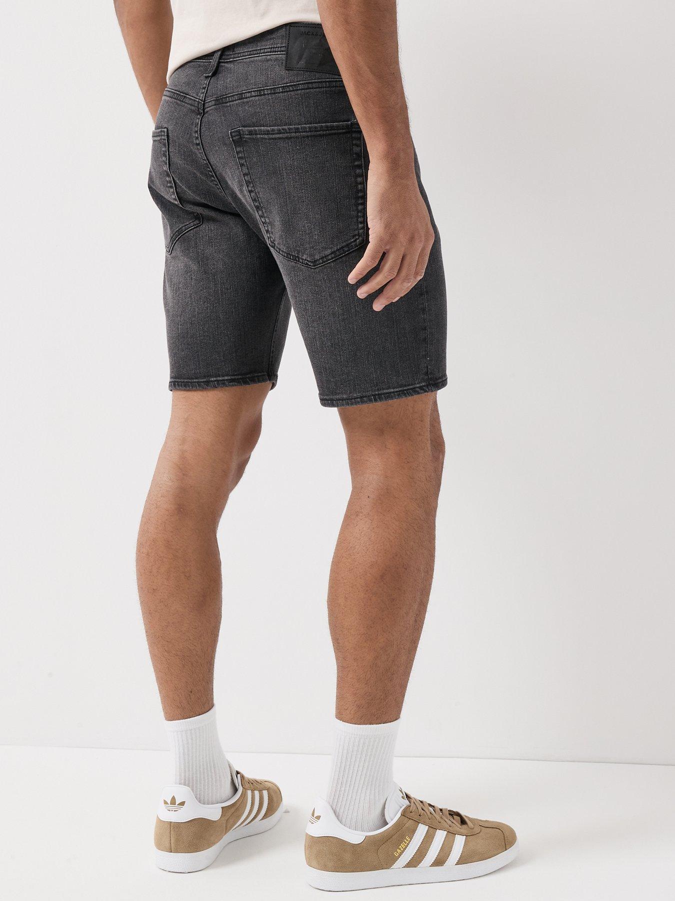 Image 2 of 6 of Jack & Jones Rick Original Denim Shorts - Black