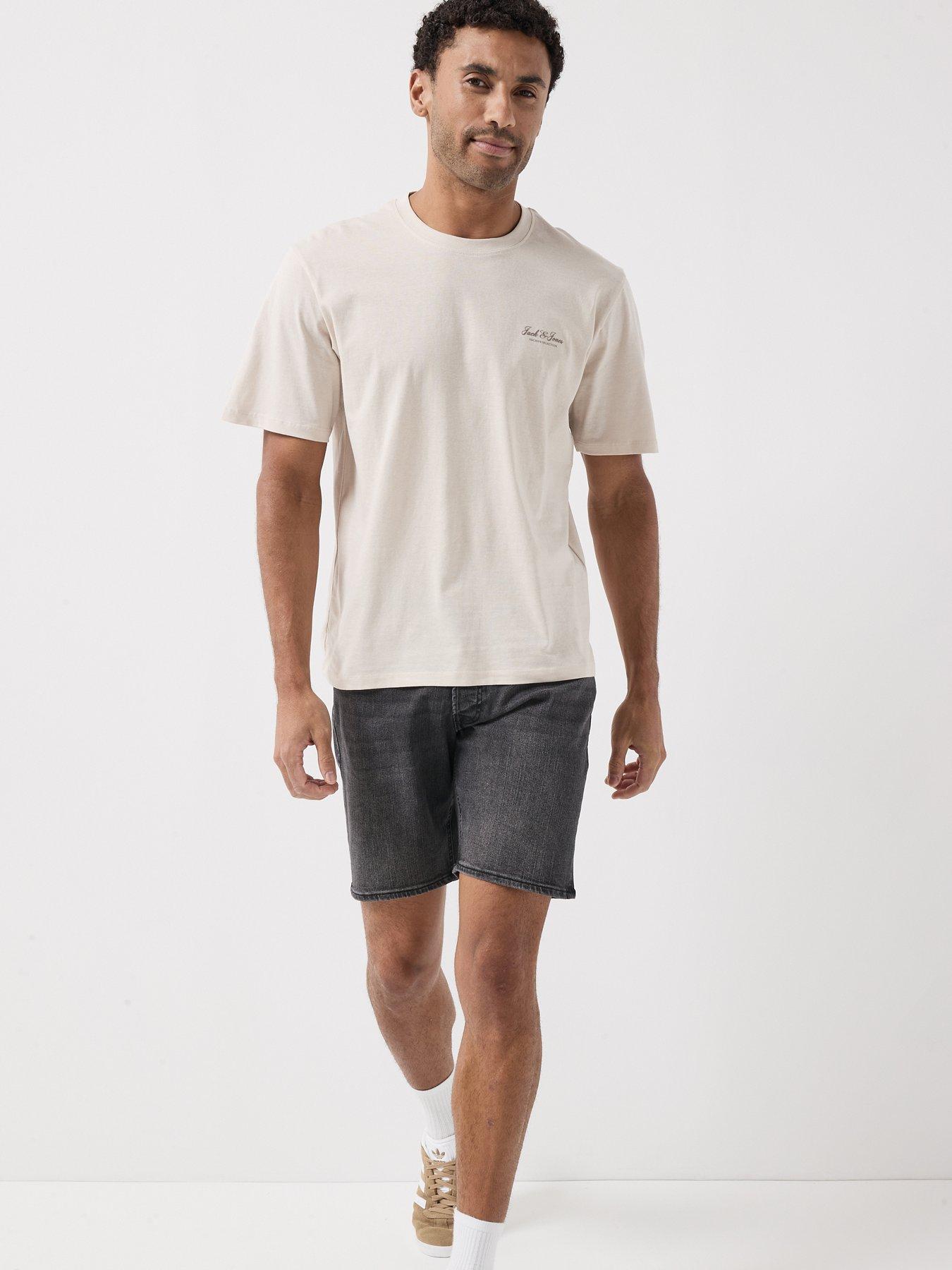 Image 3 of 6 of Jack & Jones Rick Original Denim Shorts - Black