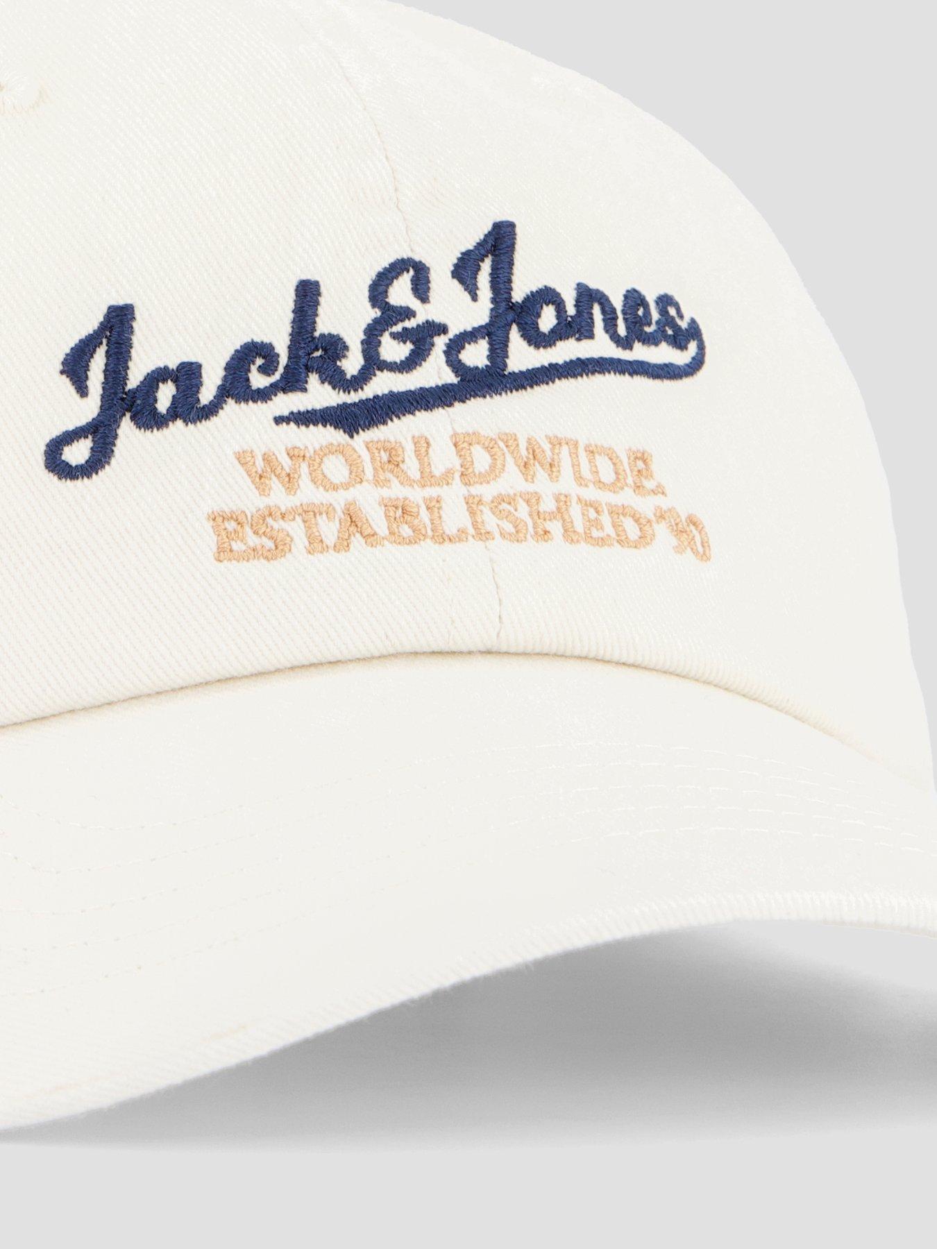  image of jack-jones-soft-base-pablo-cap-white