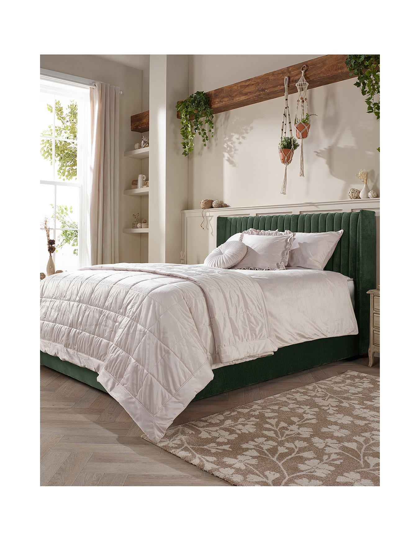  image of catherine-lansfield-soho-ottoman-bed-moss