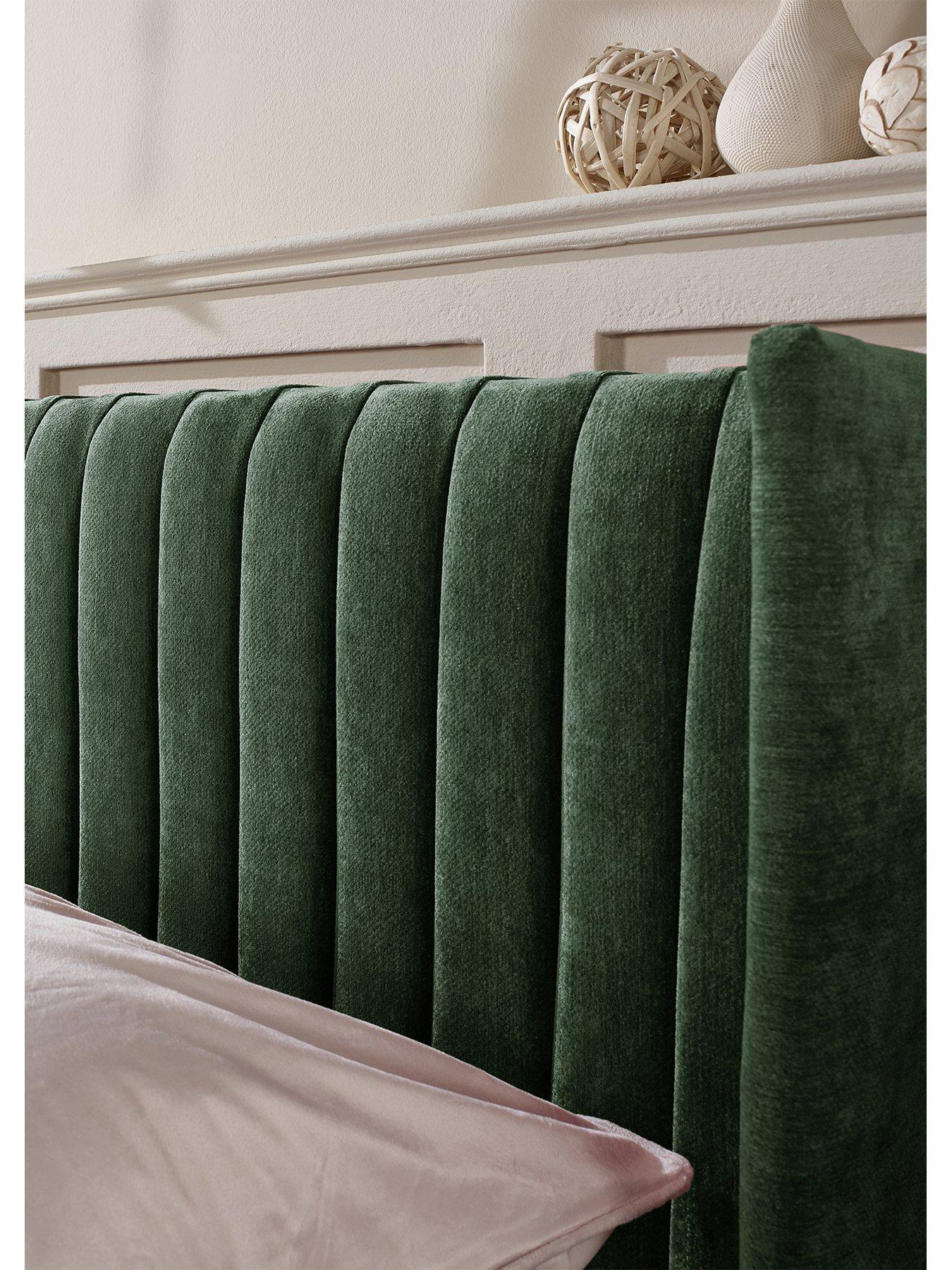 Image 4 of 4 of Catherine Landsfield Soho Ottoman Bed - Moss