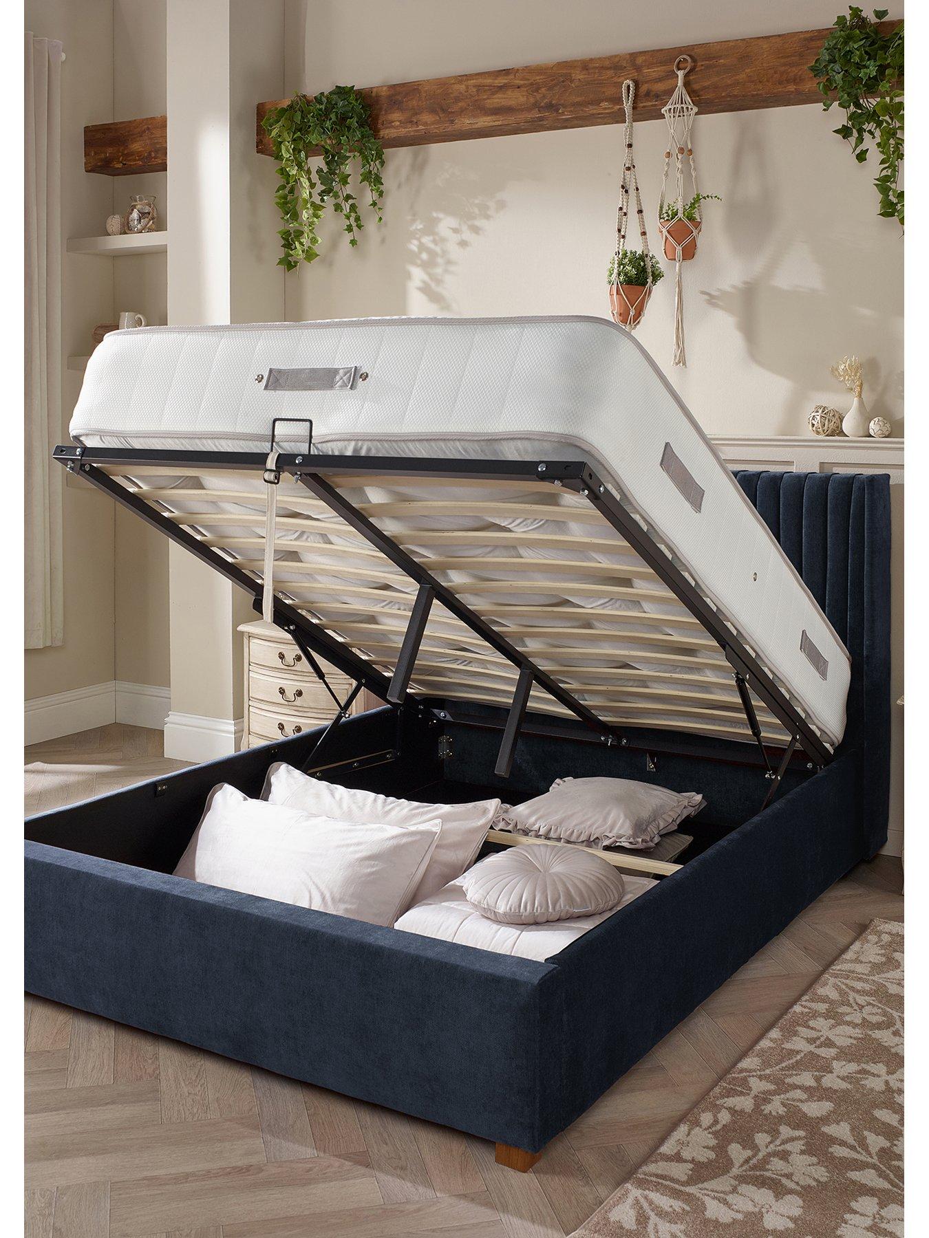  image of catherine-lansfield-soho-ottoman-bed-navy