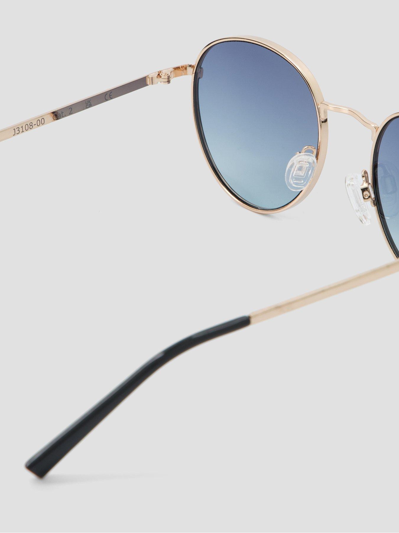  image of jack-jones-ryder-sunglasses-gold