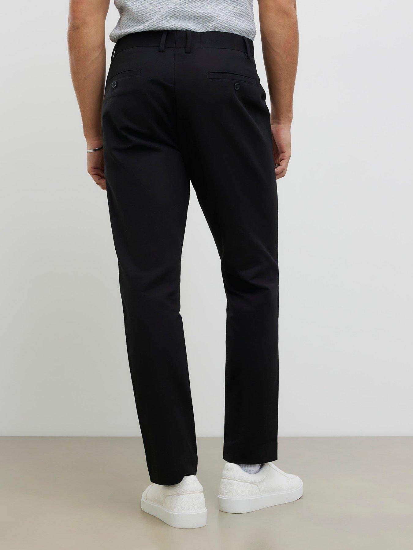 Image 2 of 4 of River Island Core Slim Chino - Black
