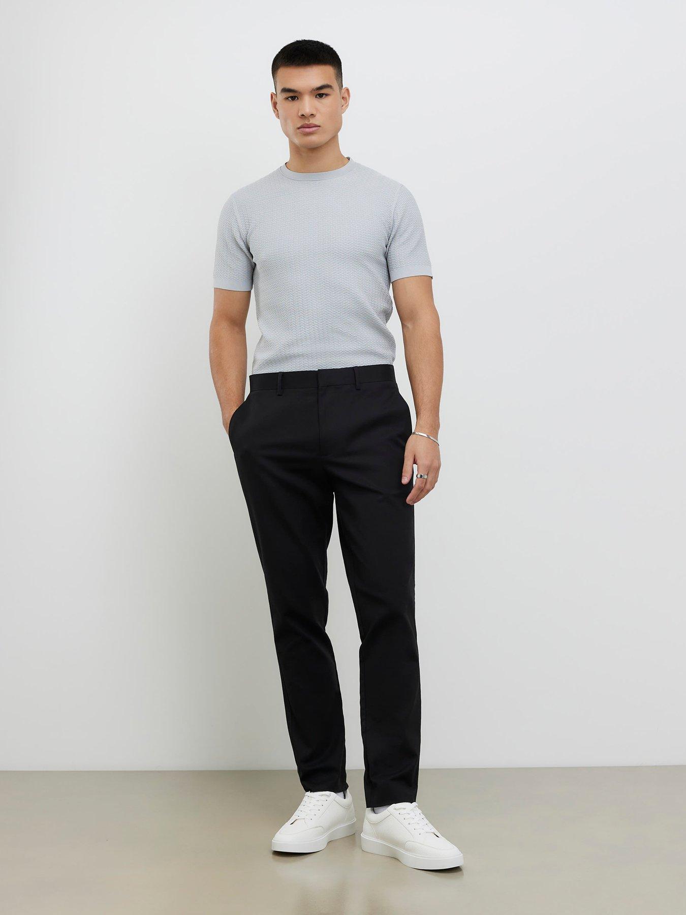 Image 3 of 4 of River Island Core Slim Chino - Black