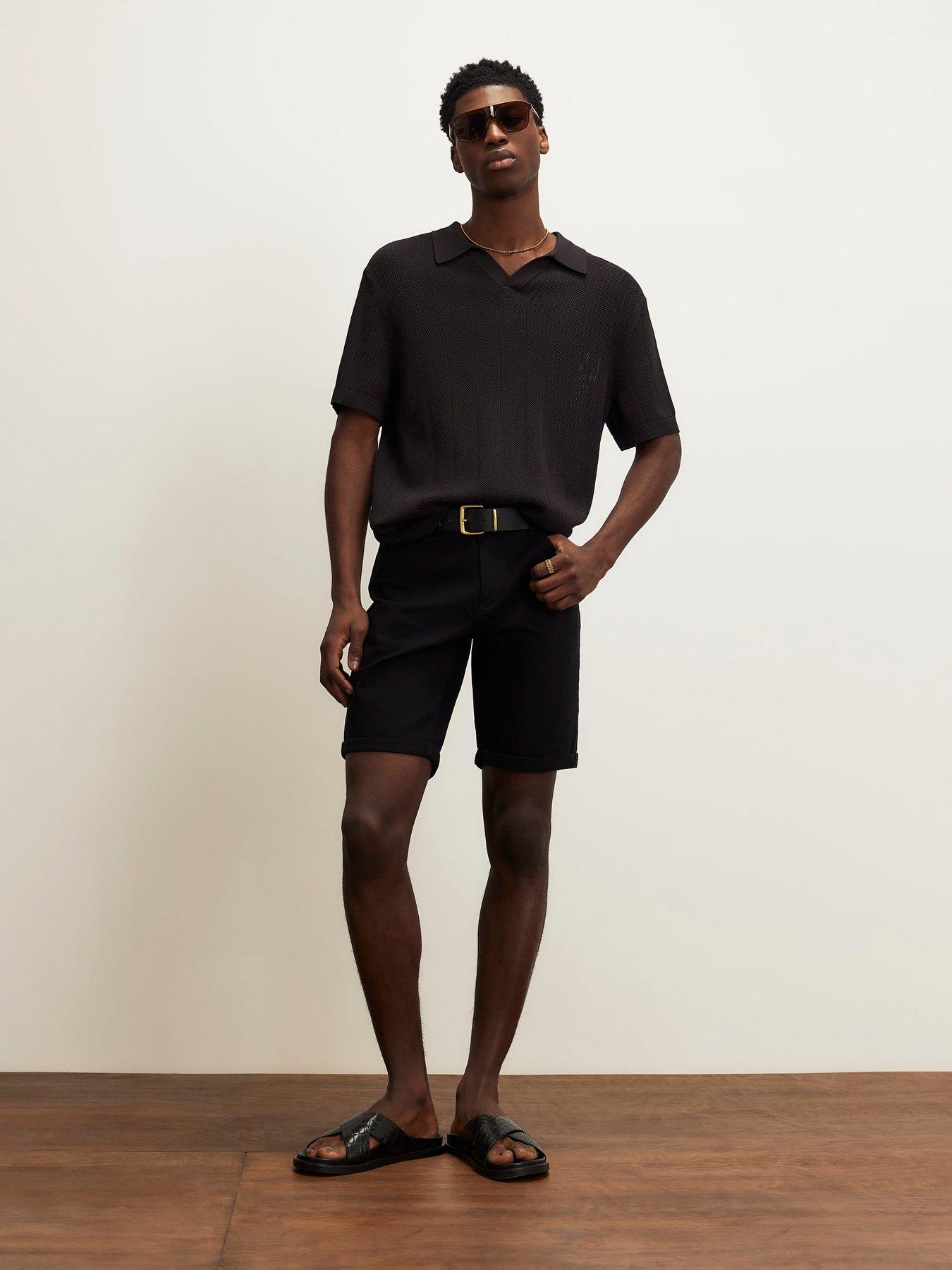 Image 3 of 4 of River Island Slim Short - Black
