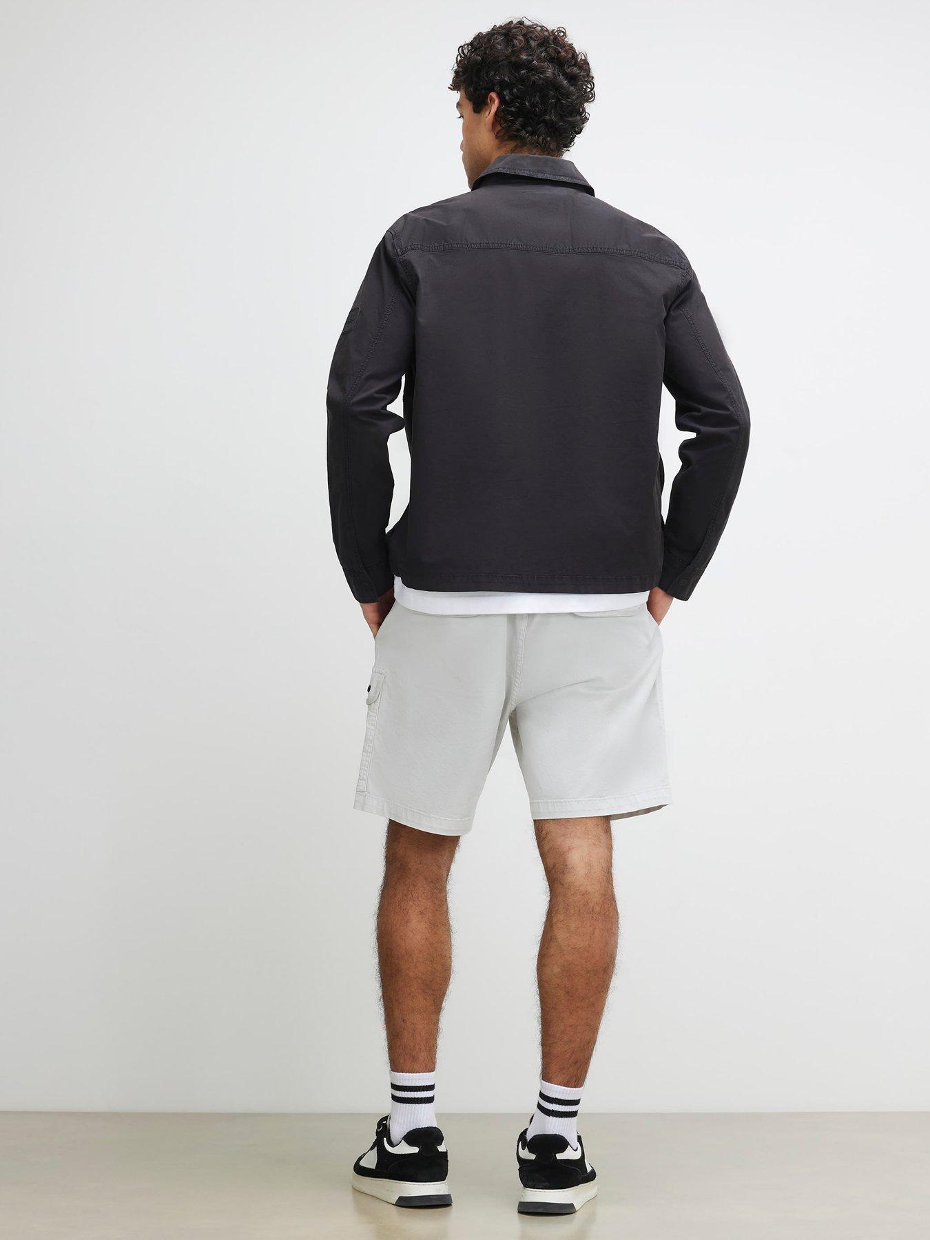 Image 2 of 6 of River Island Romeo Cargo Shorts - Grey