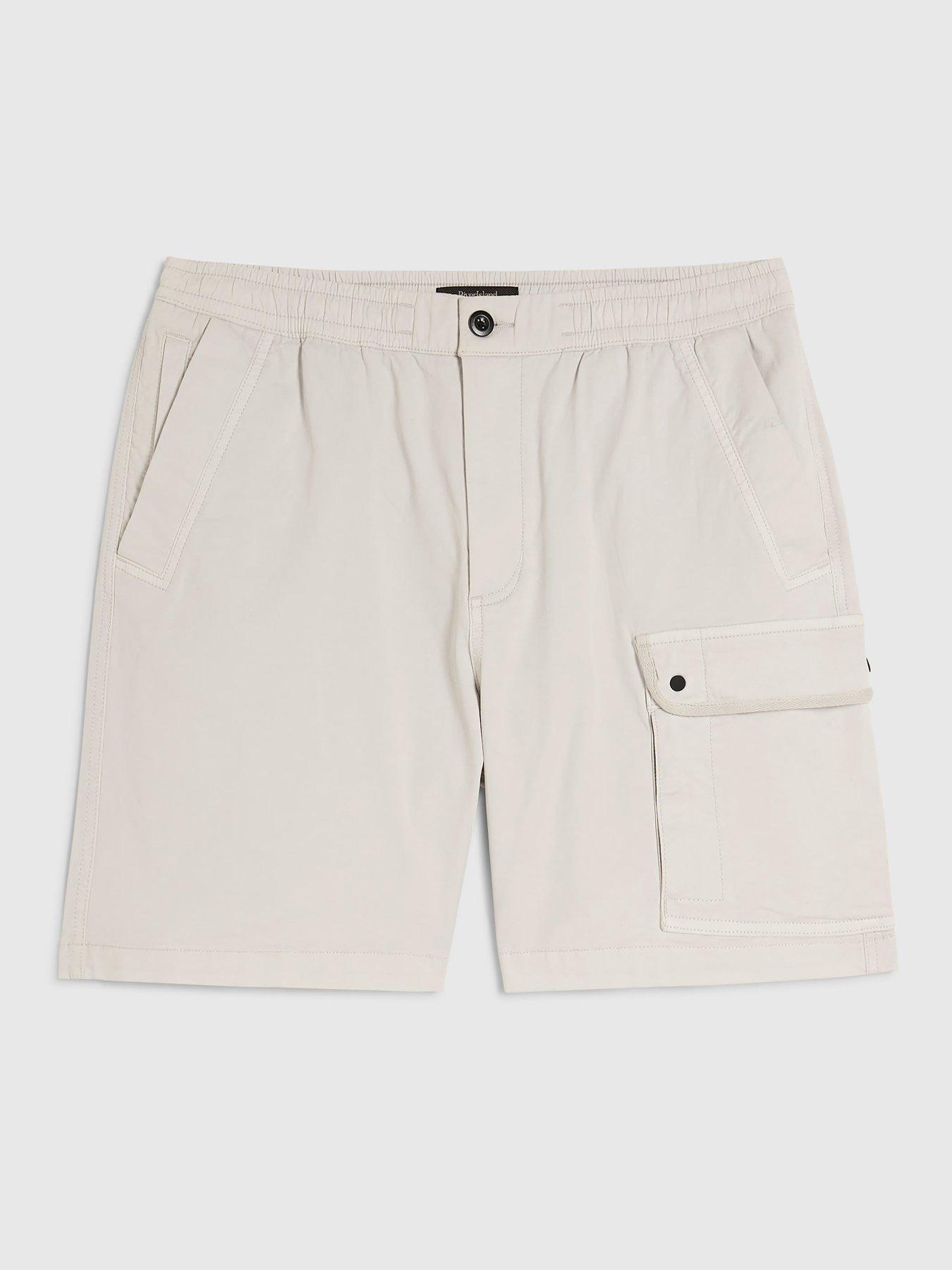 Image 6 of 6 of River Island Romeo Cargo Shorts - Grey